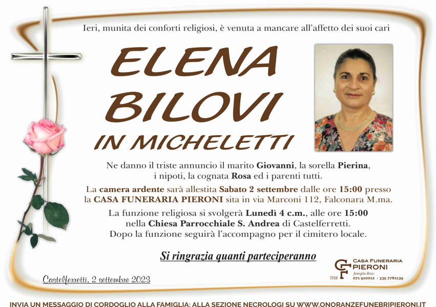 Funerali E Annunci Funebri A Falconara Marittima Elena Bilovi Funer24