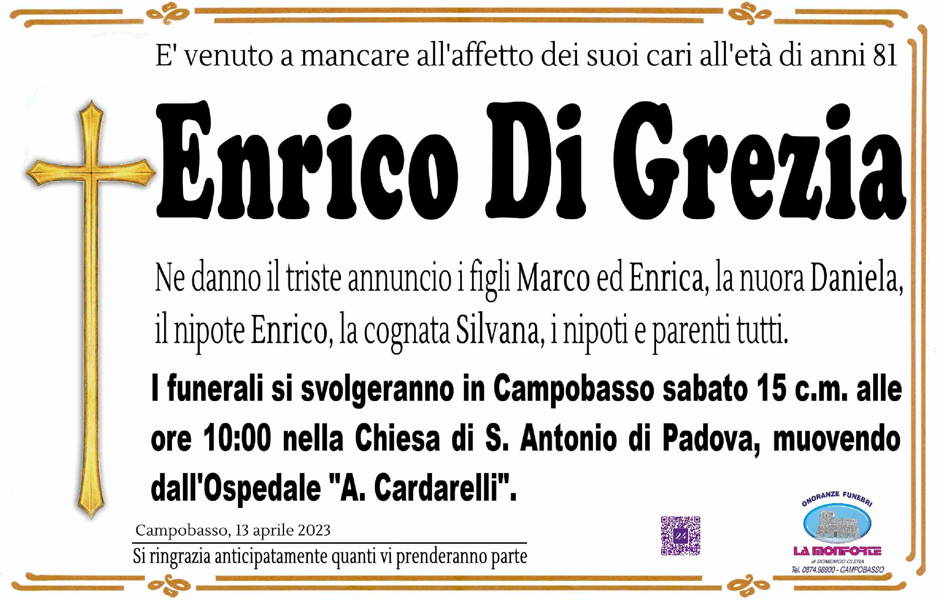 Funerali E Annunci Funebri A Campobasso Enrico Di Grezia Funer24