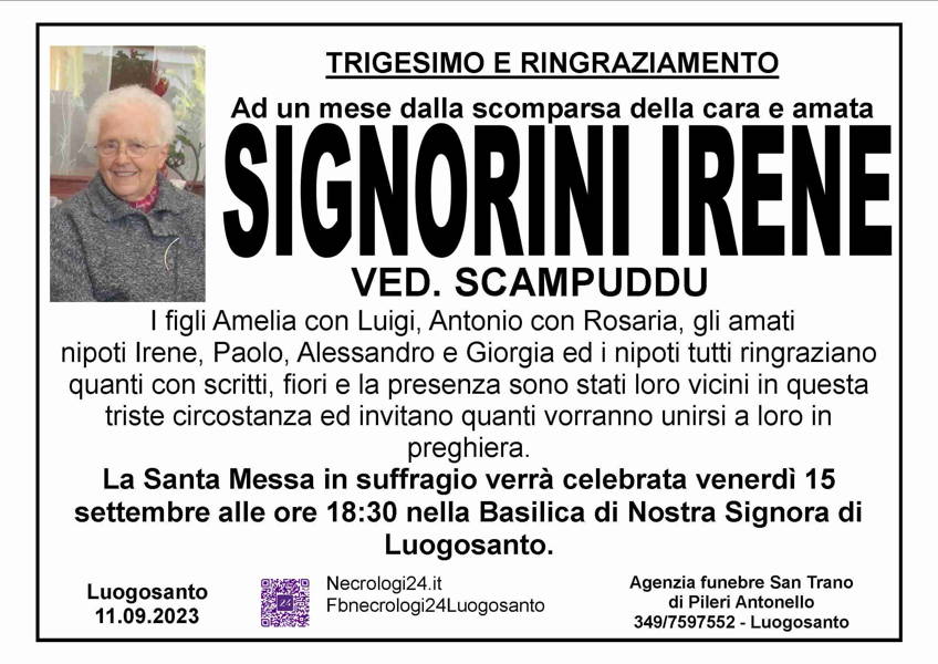 Funerali E Annunci Funebri A Irene Signorini Funer24