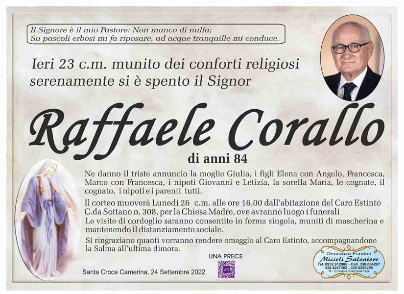 Funerali E Annunci Funebri A Santa Croce Camerina Raffaele Corallo