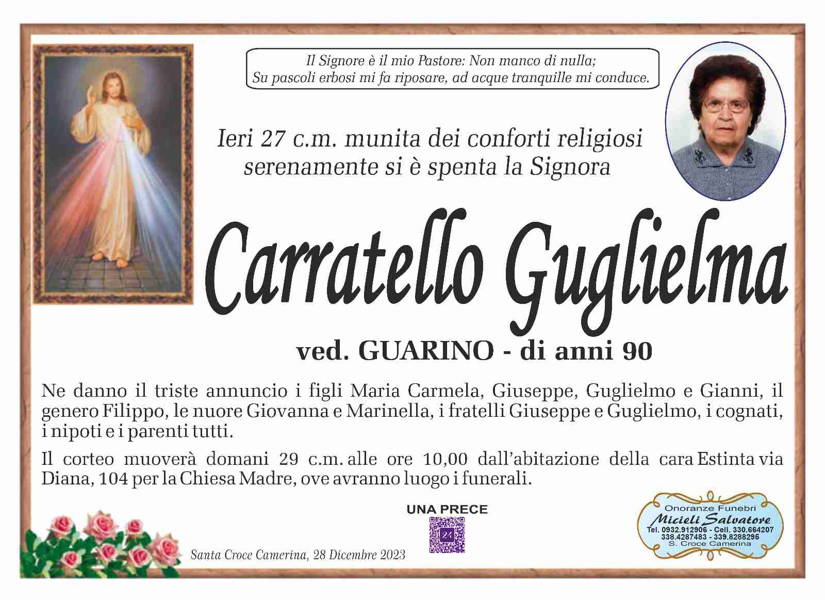 Funerali E Annunci Funebri A Santa Croce Camerina Guglielmo