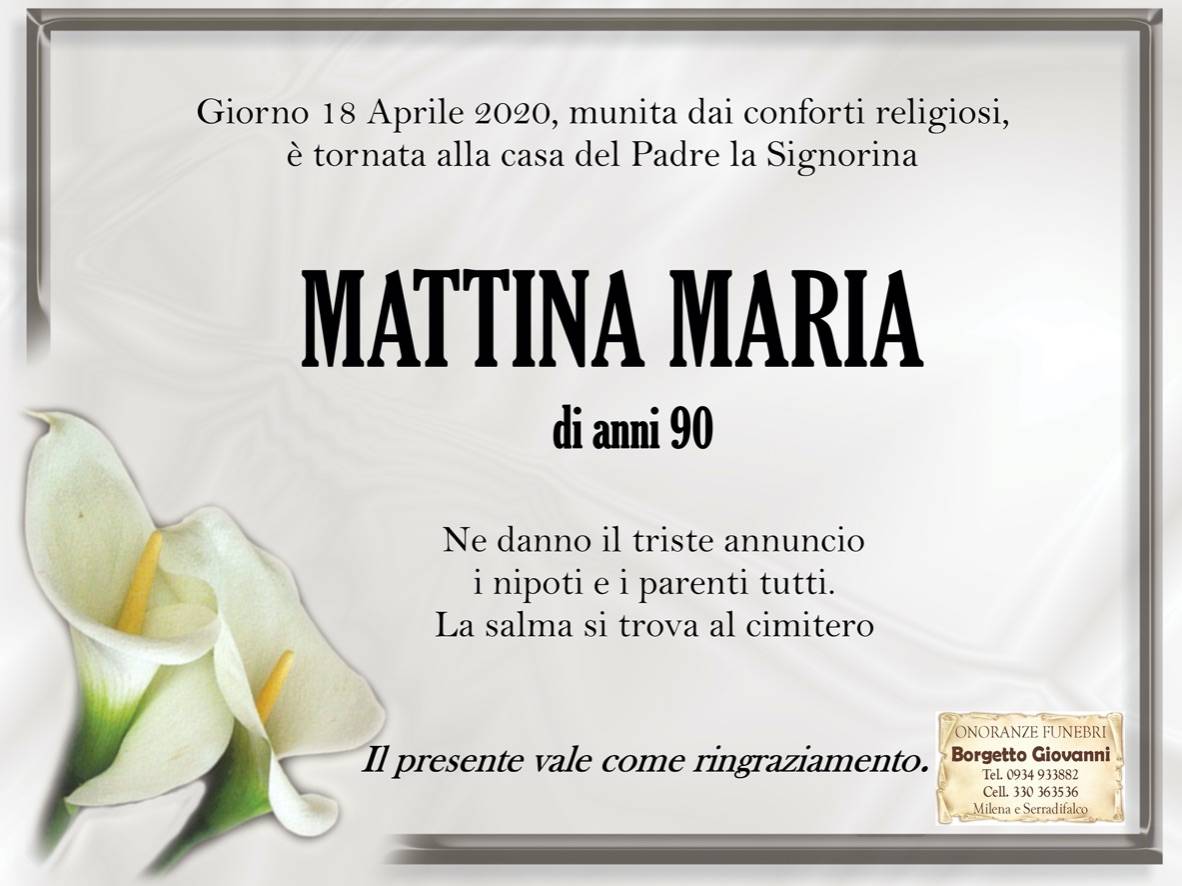 Maria Mattina