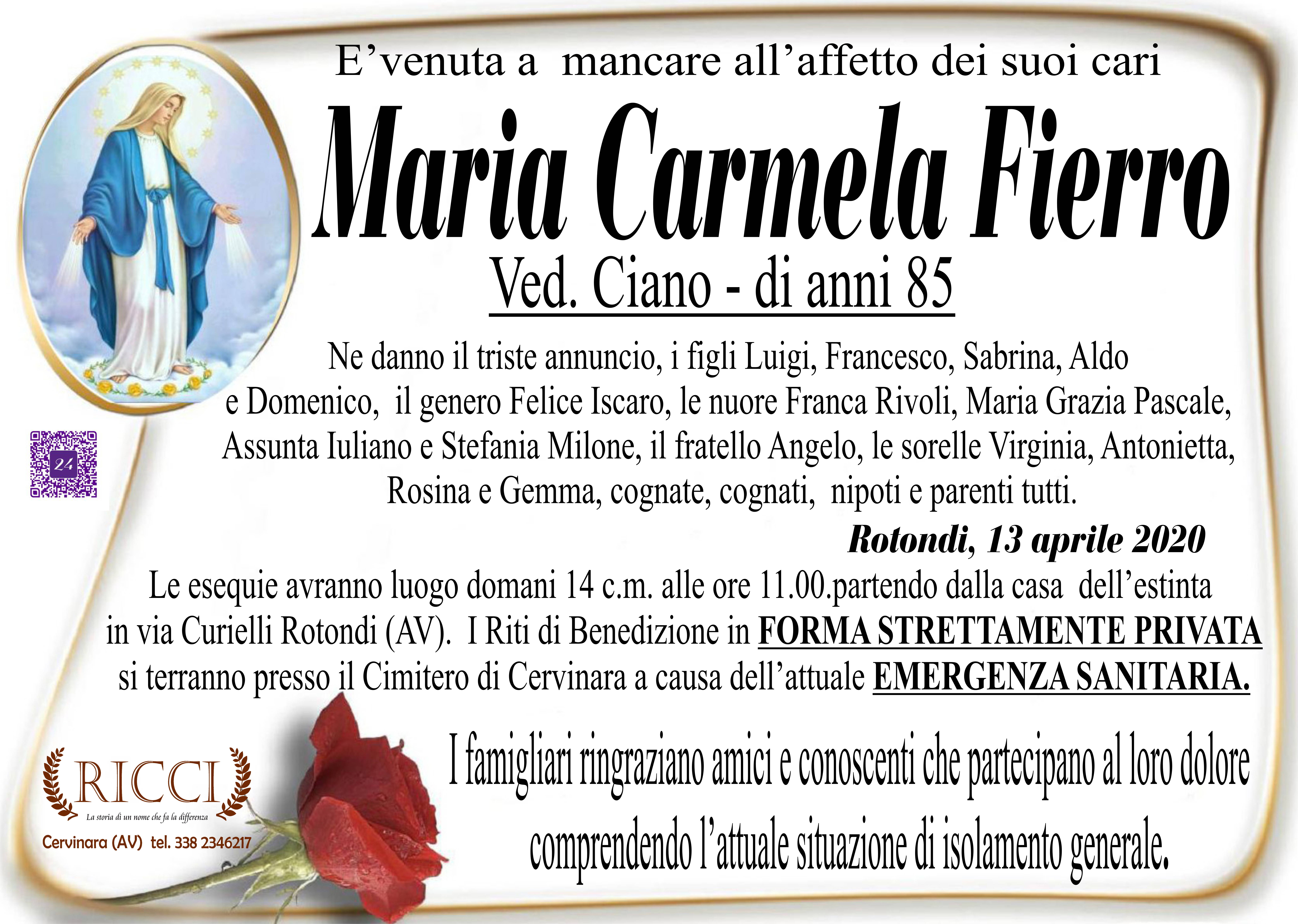 Maria Carmela Fierro