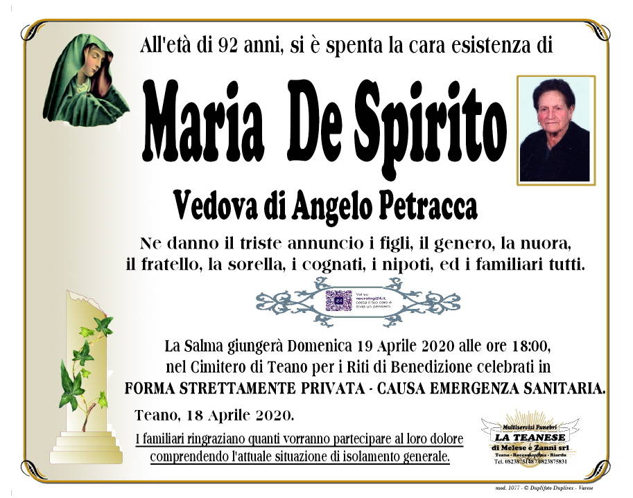 Maria De Spirito