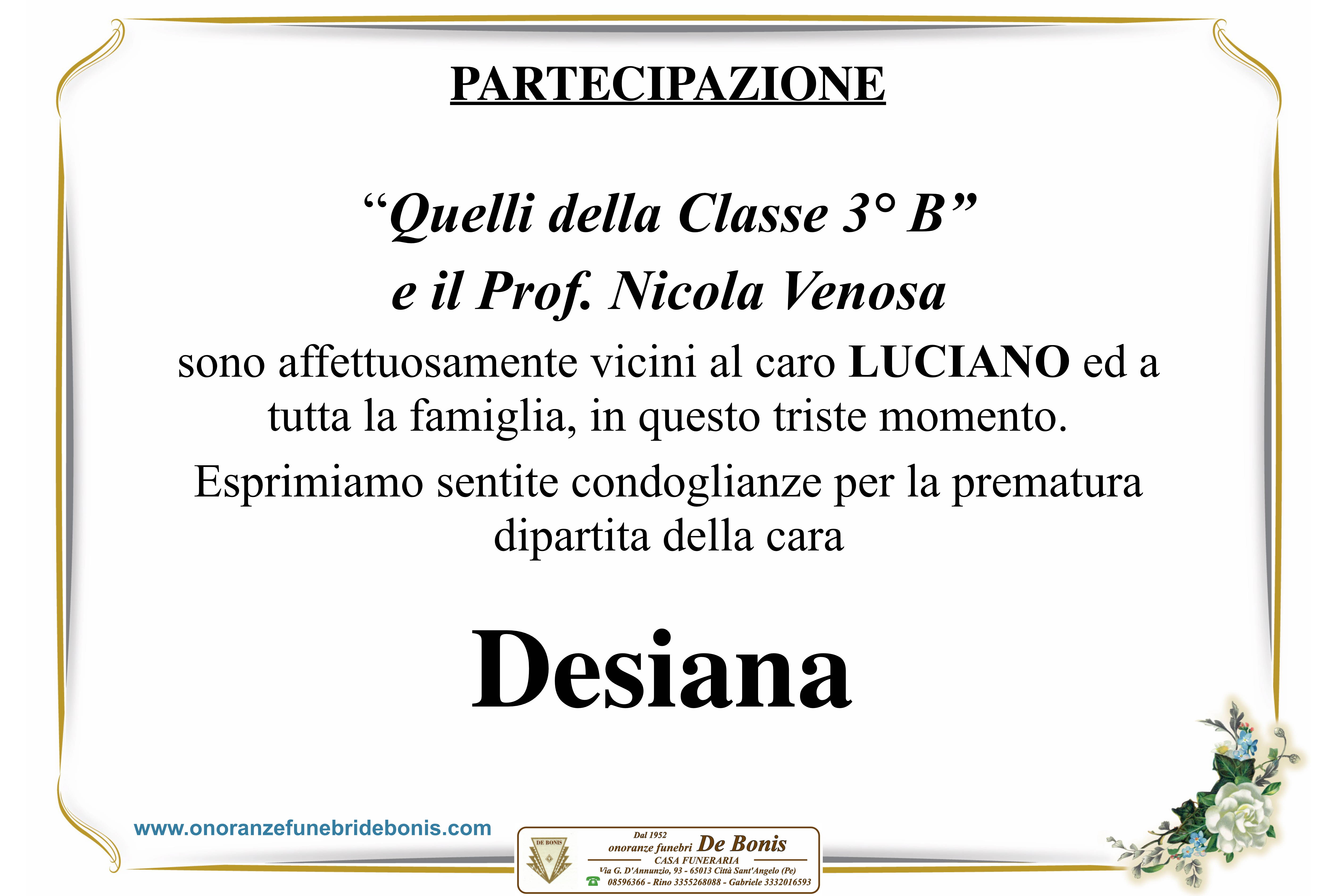 "Quelli della Classe 3ªB" ed il Prof. Nicola Venosa