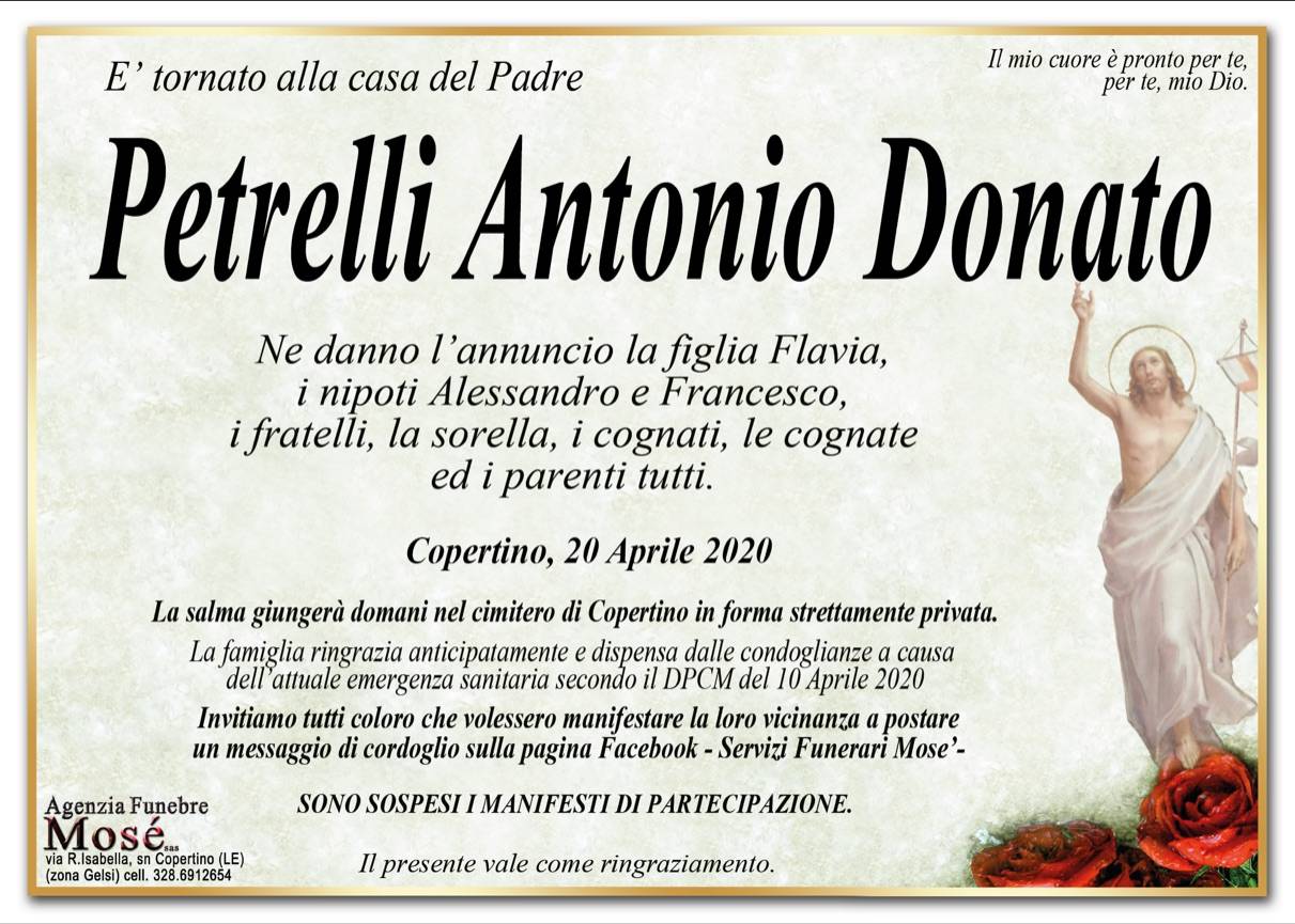 Antonio Donato Petrelli
