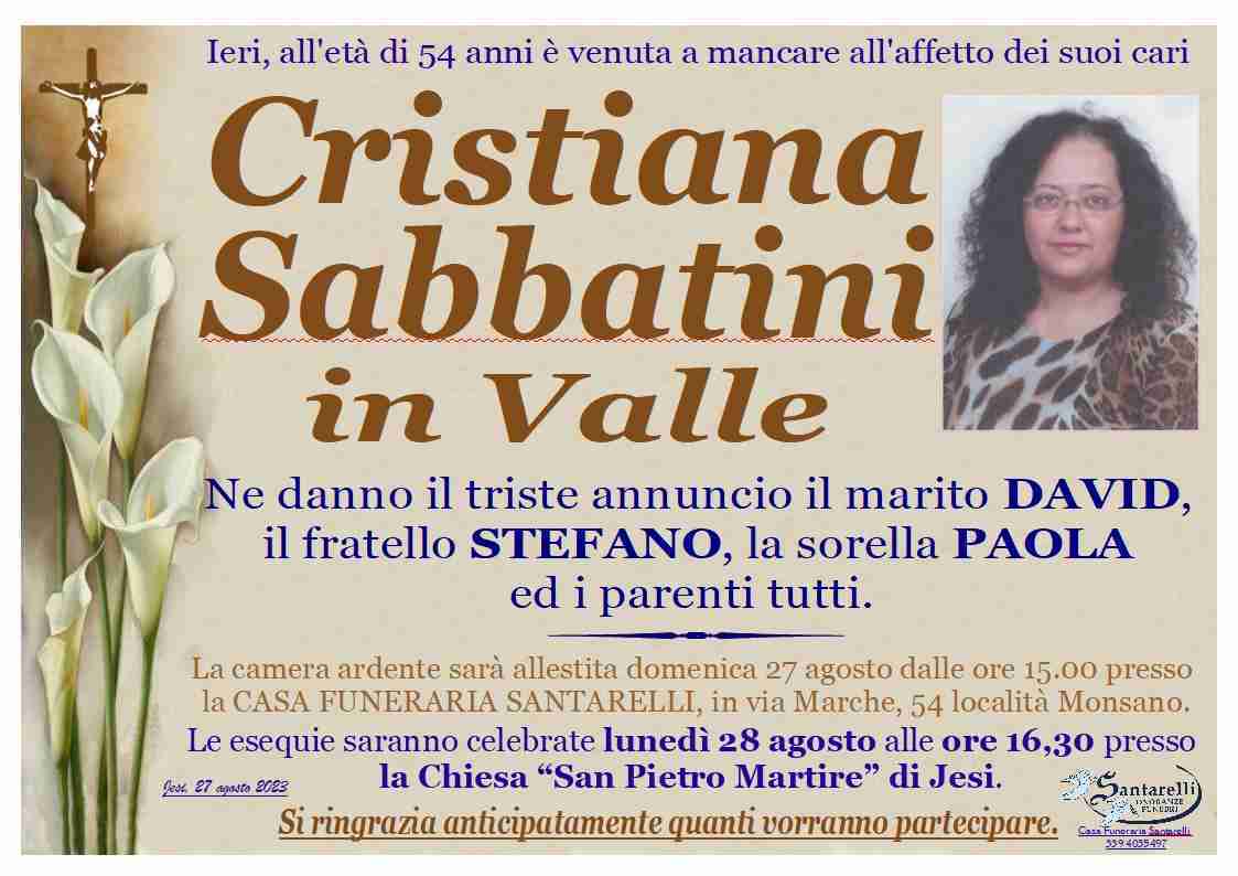 Cristiana Sabbatini