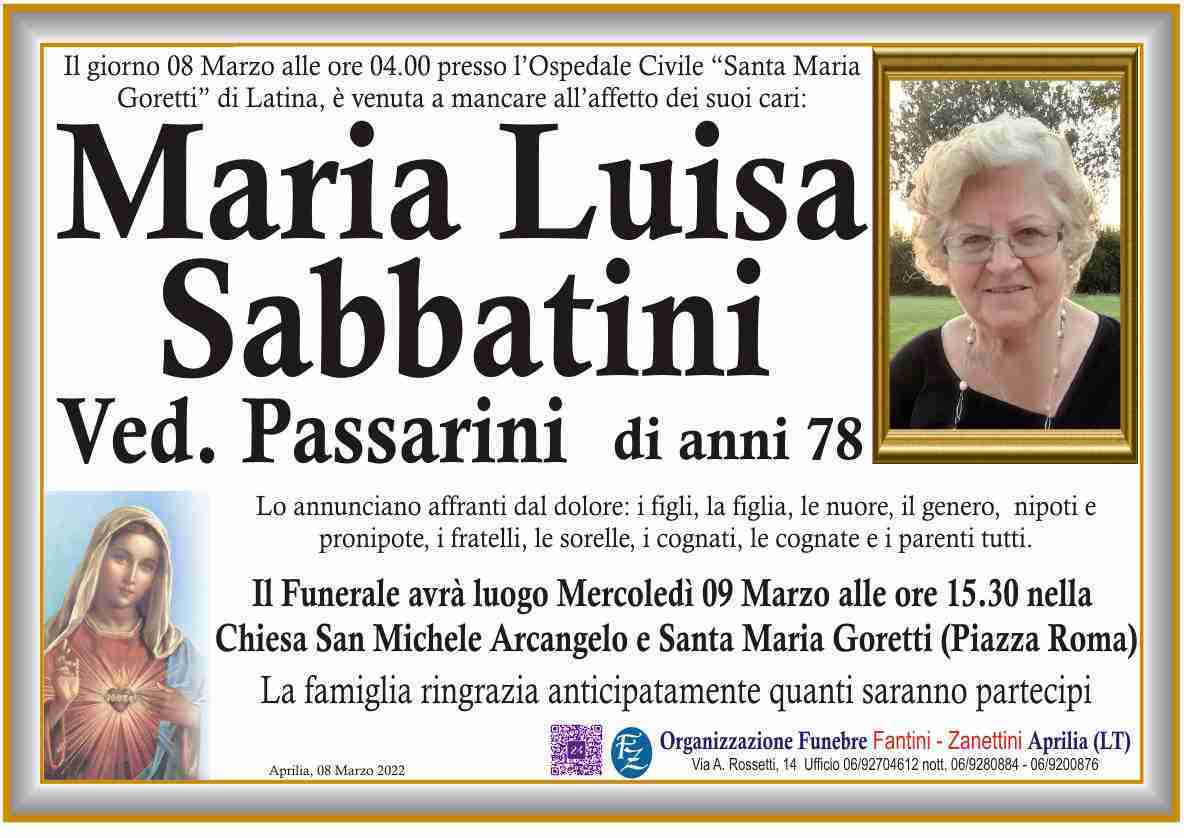 Maria Luisa Sabbatini