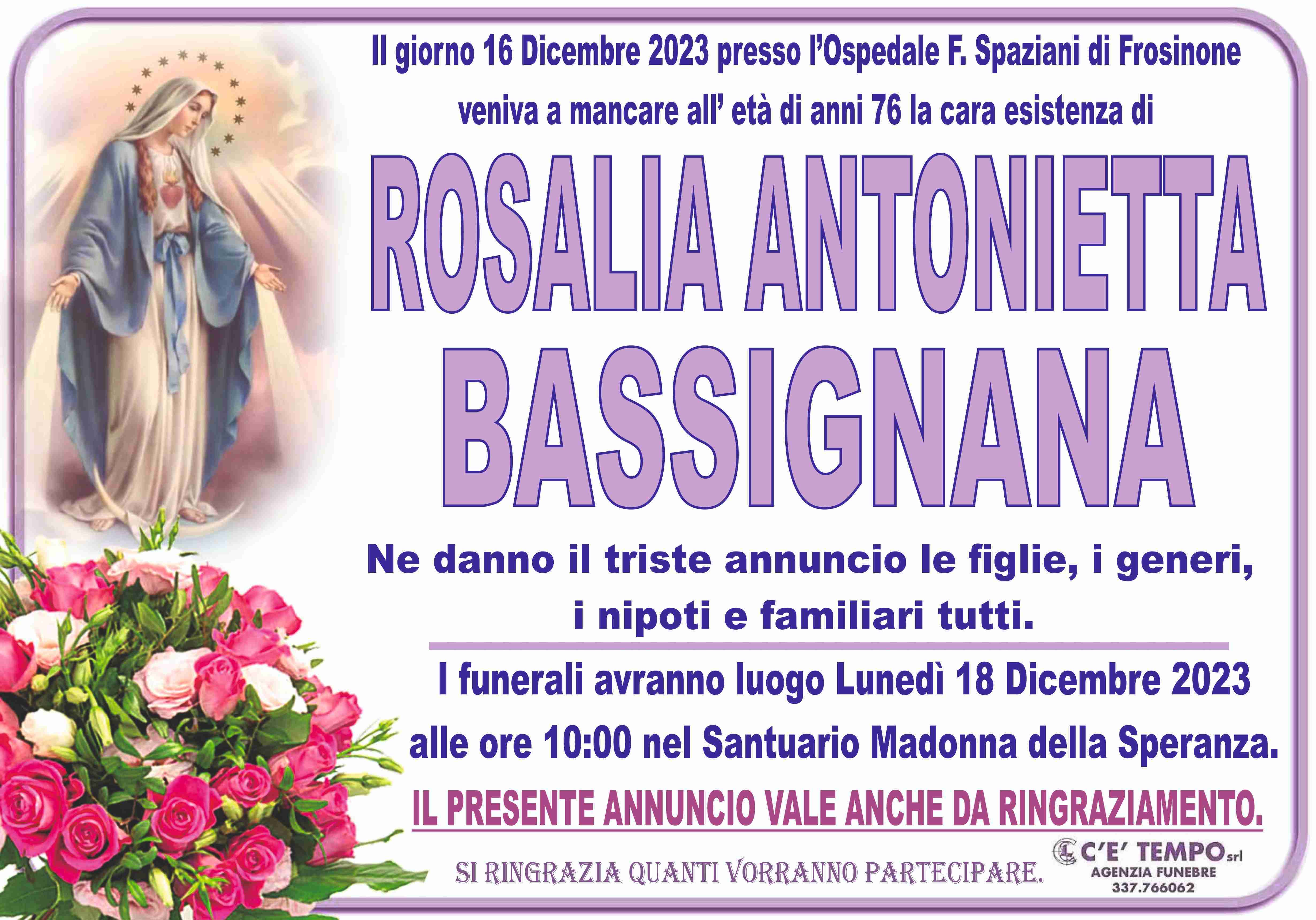 Rosalia Antonietta Bassignana