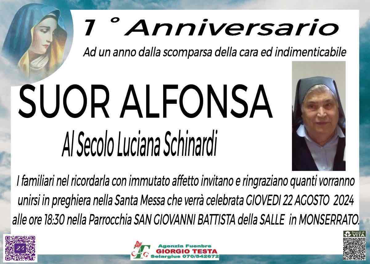 Suor Alfonsa Al Secolo Luciana Schinardi