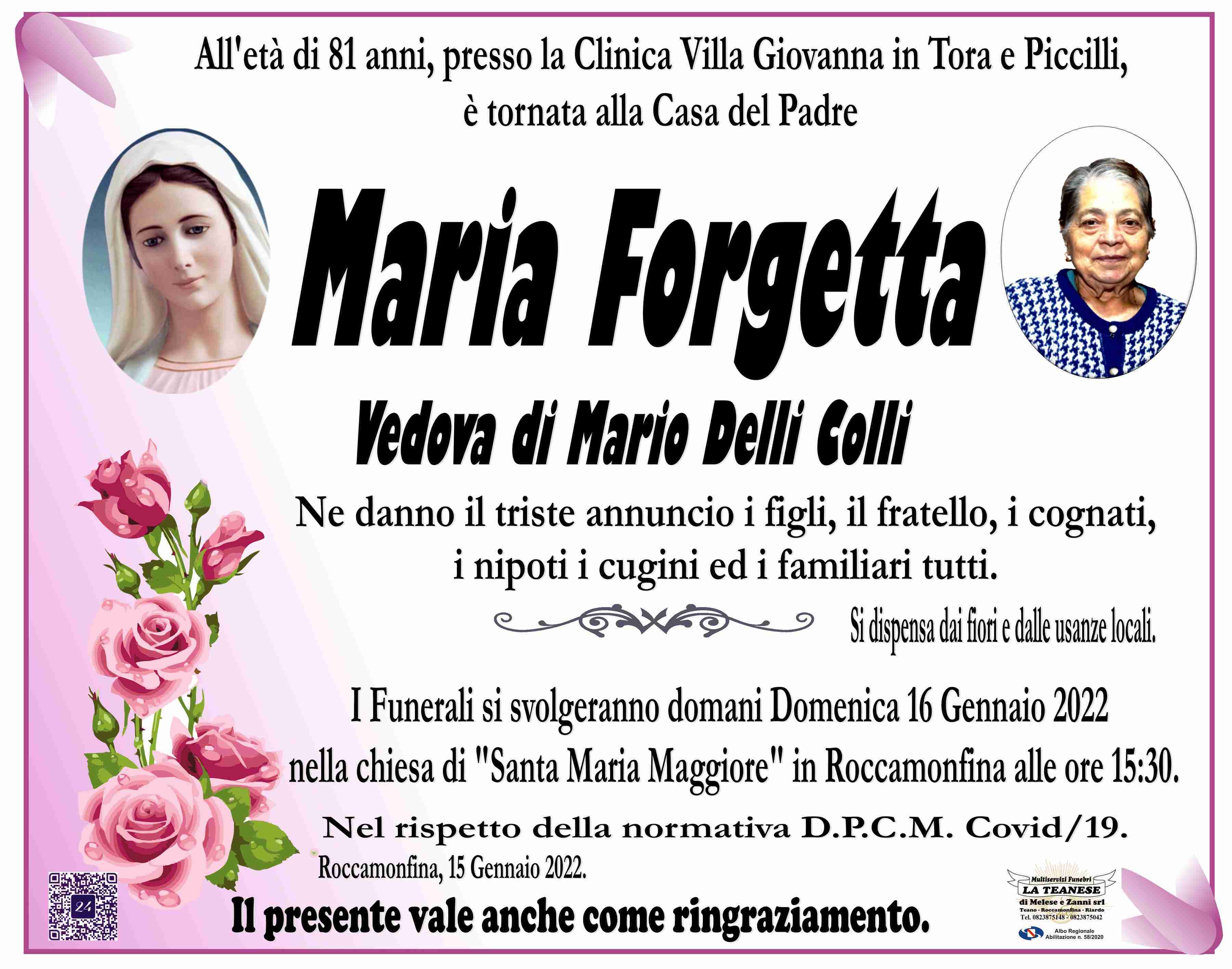 Maria Forgetta