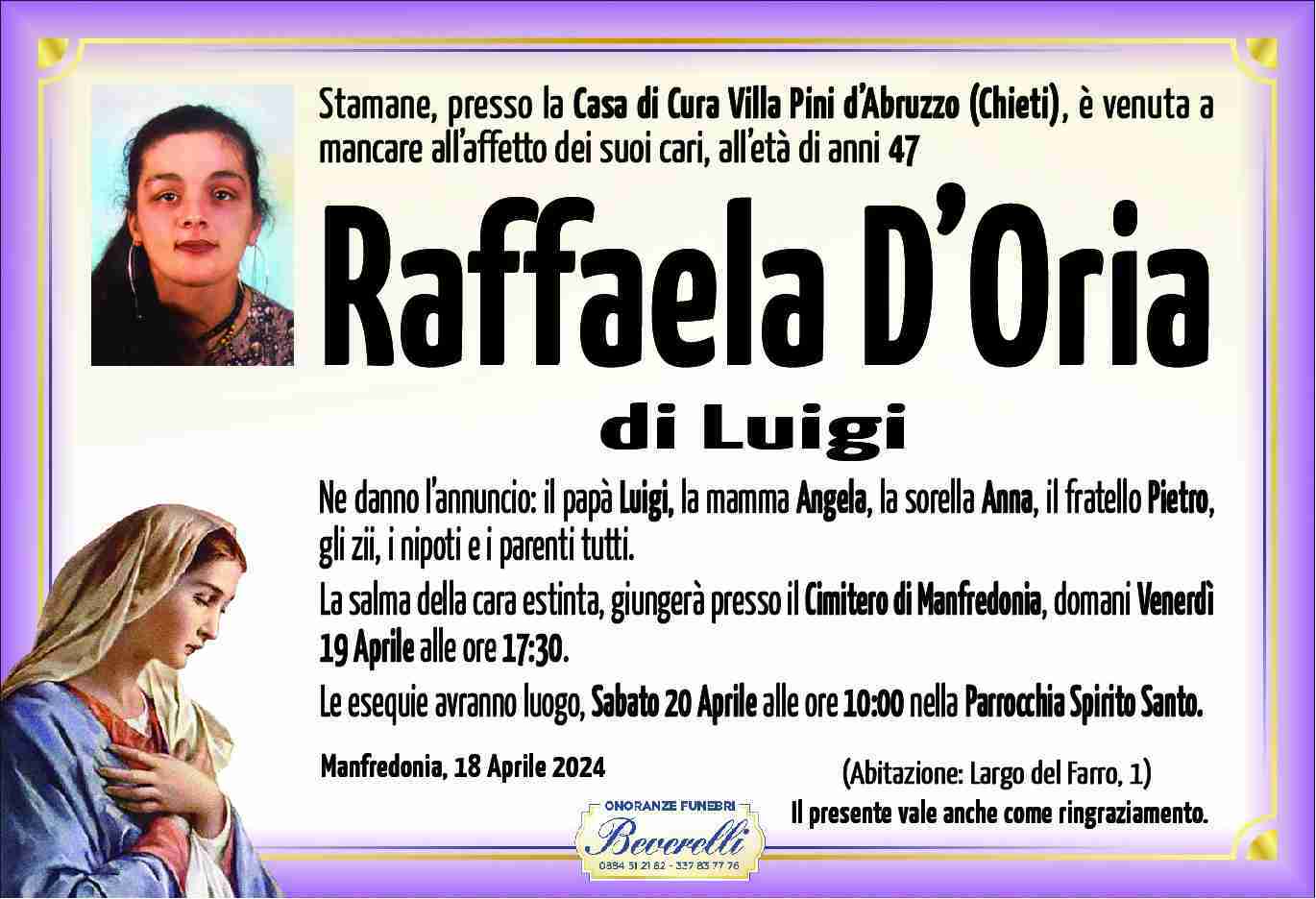 Raffaela D'Oria