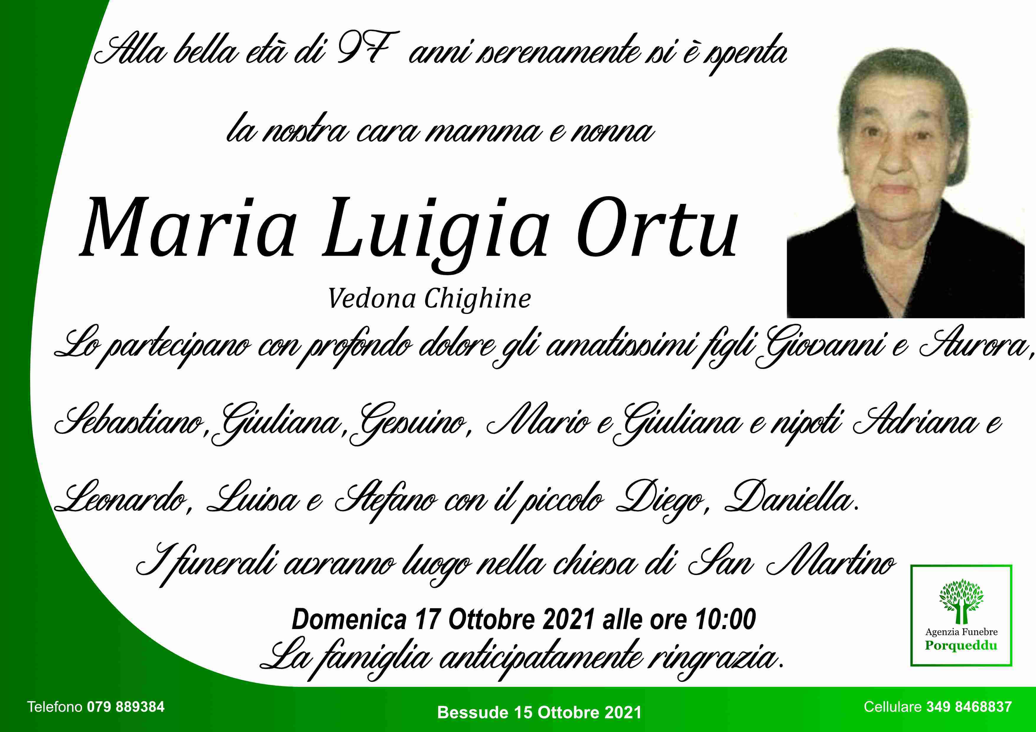 Maria Luigia Ortu