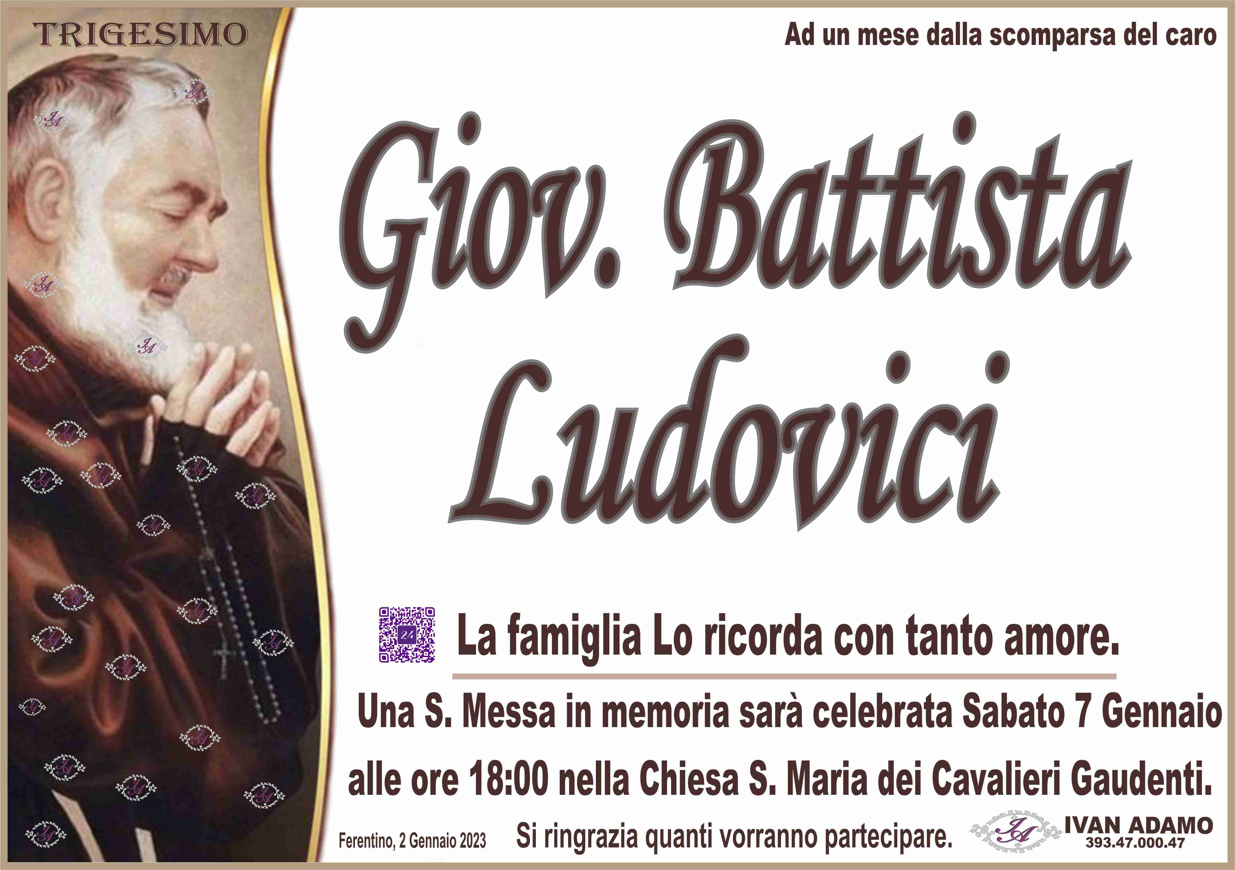 Giov. Battista Ludovici