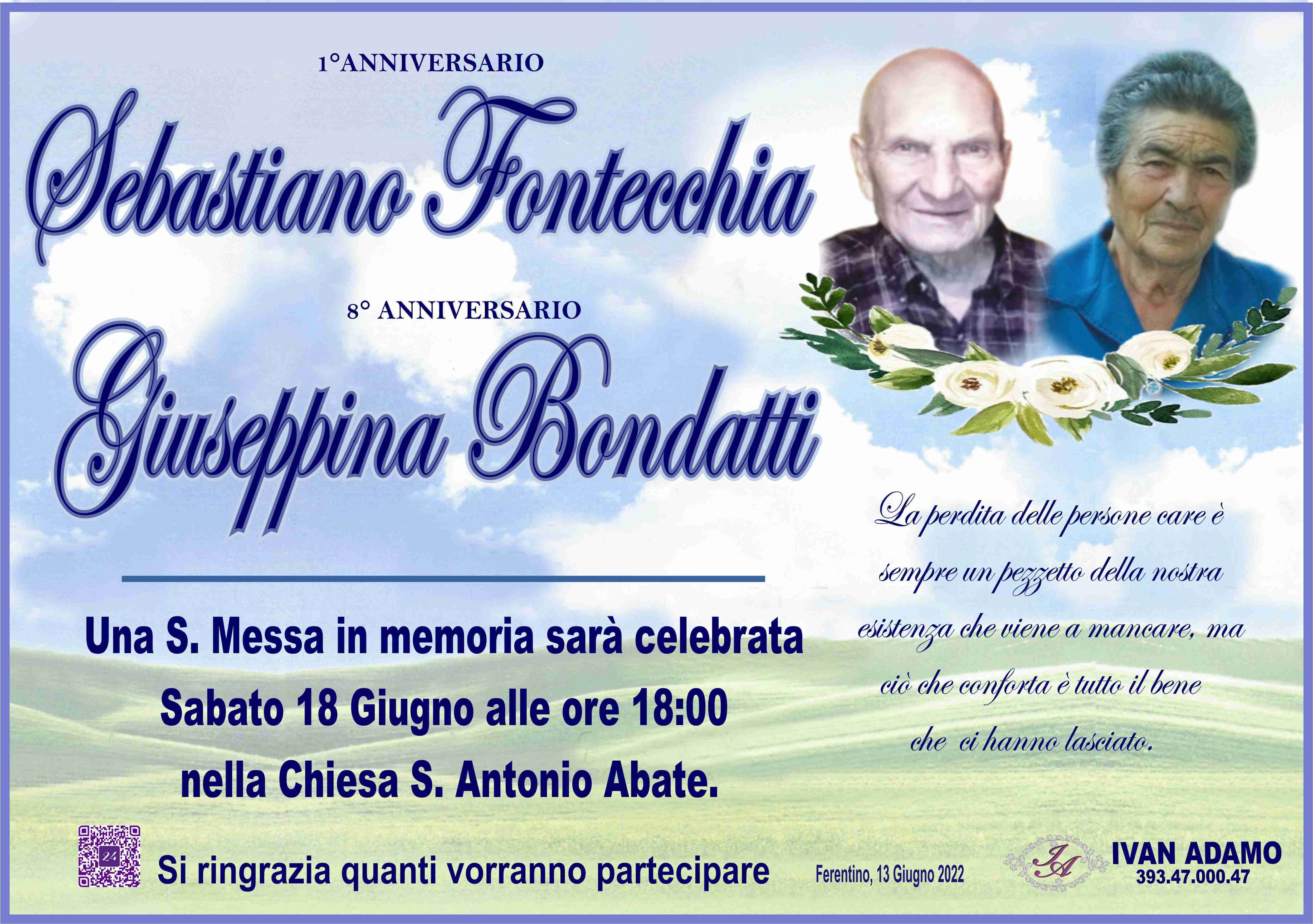 Sebastiano Fontecchia e Giuseppina Bondatti