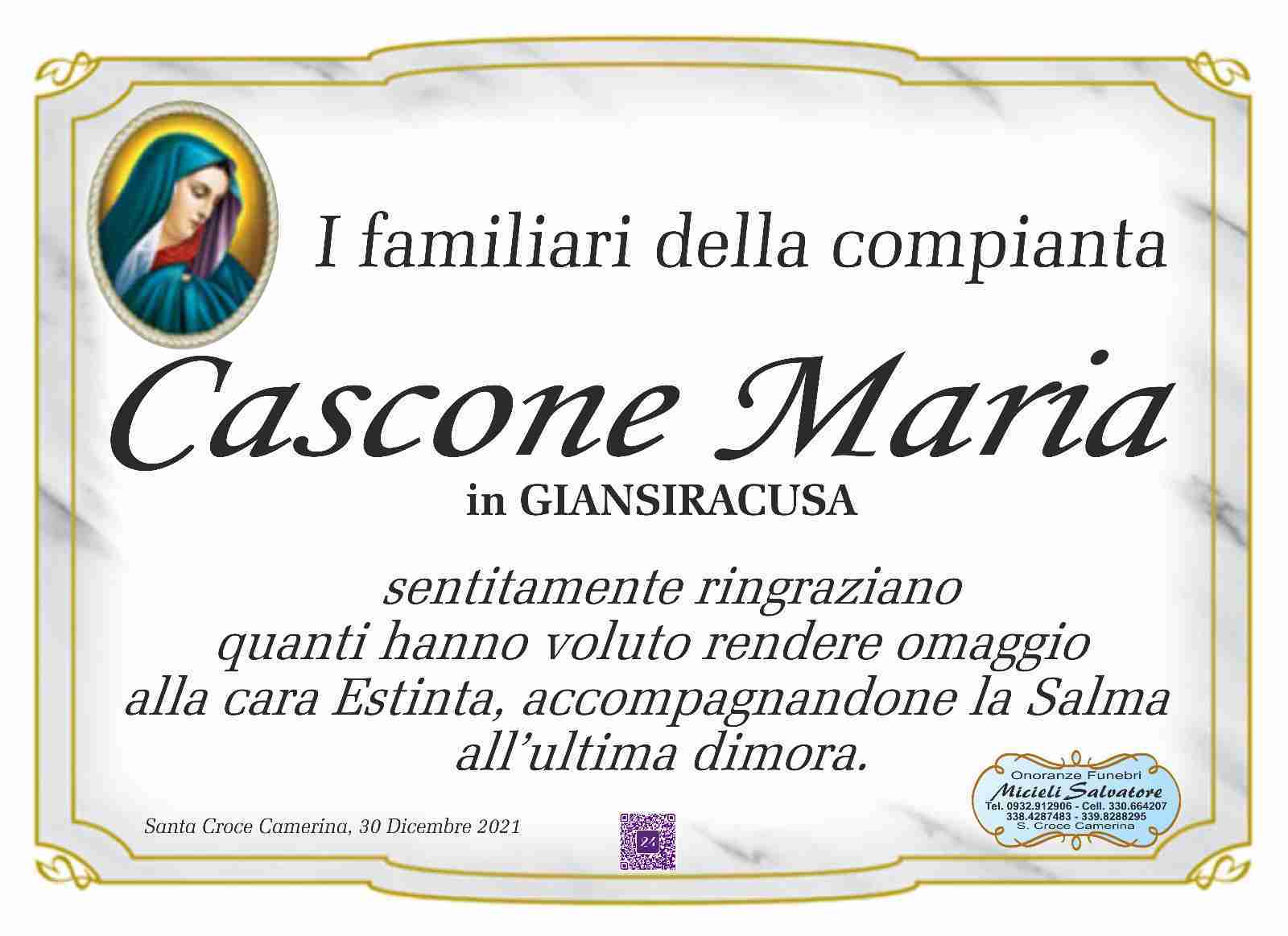 Maria Cascone