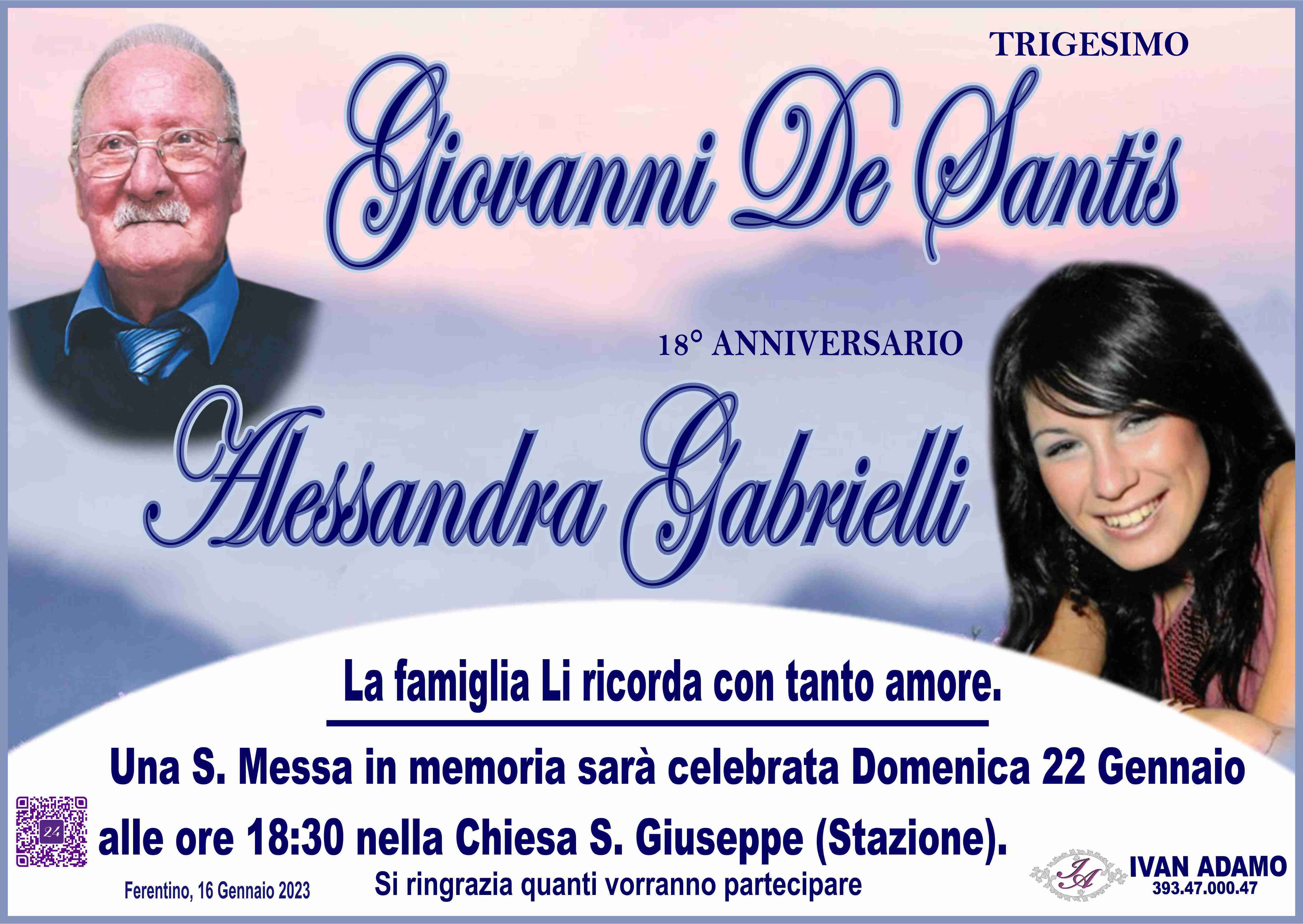 Giovanni De Santis e Alessandra Gabrielli