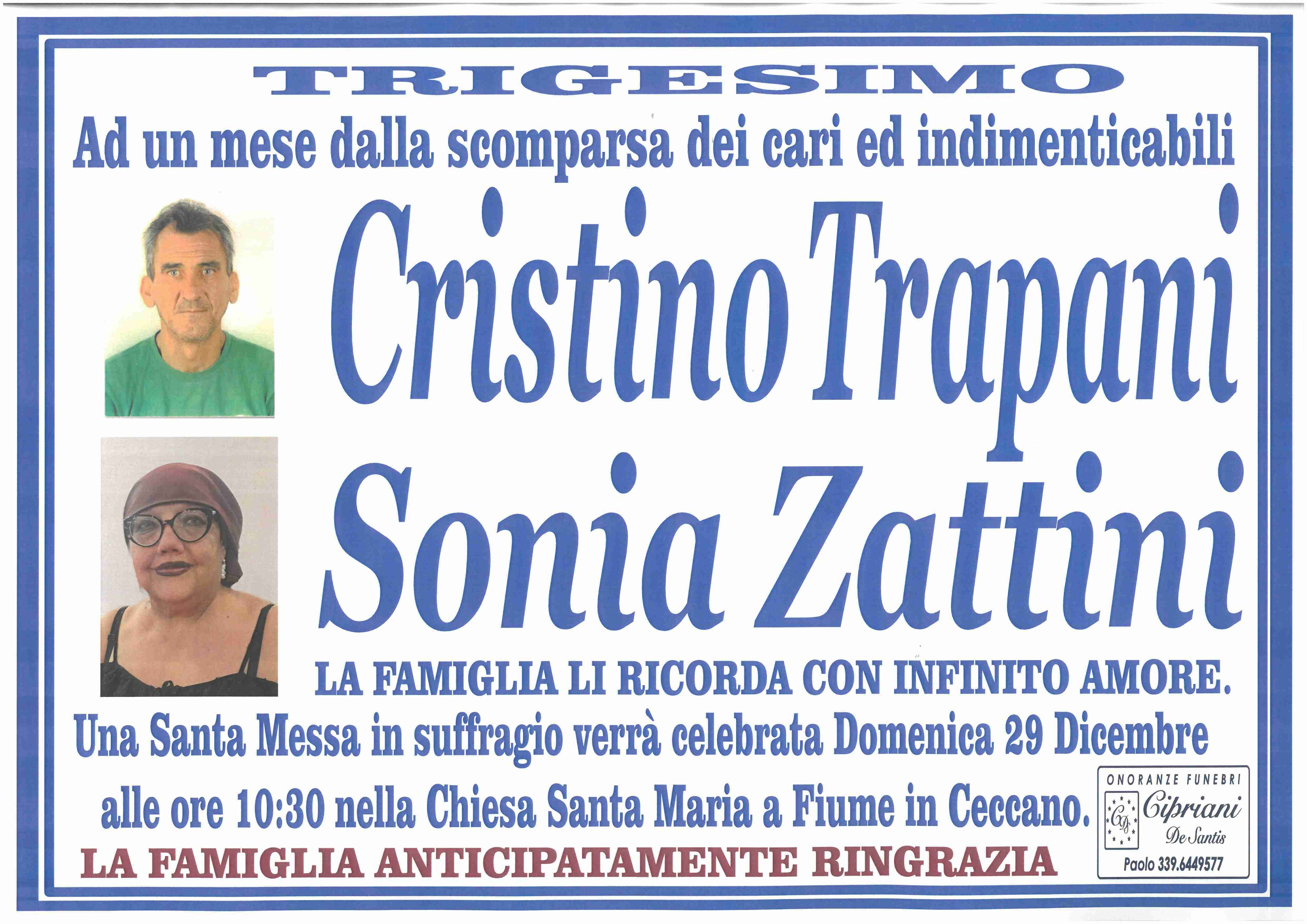 Cristino Trapani Sonia Zattini