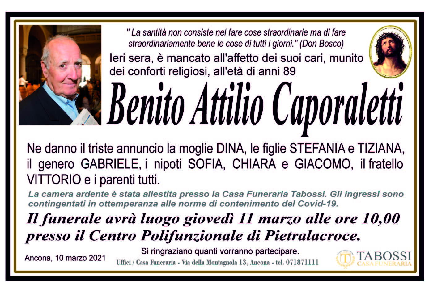 Benito Attilio Caporaletti