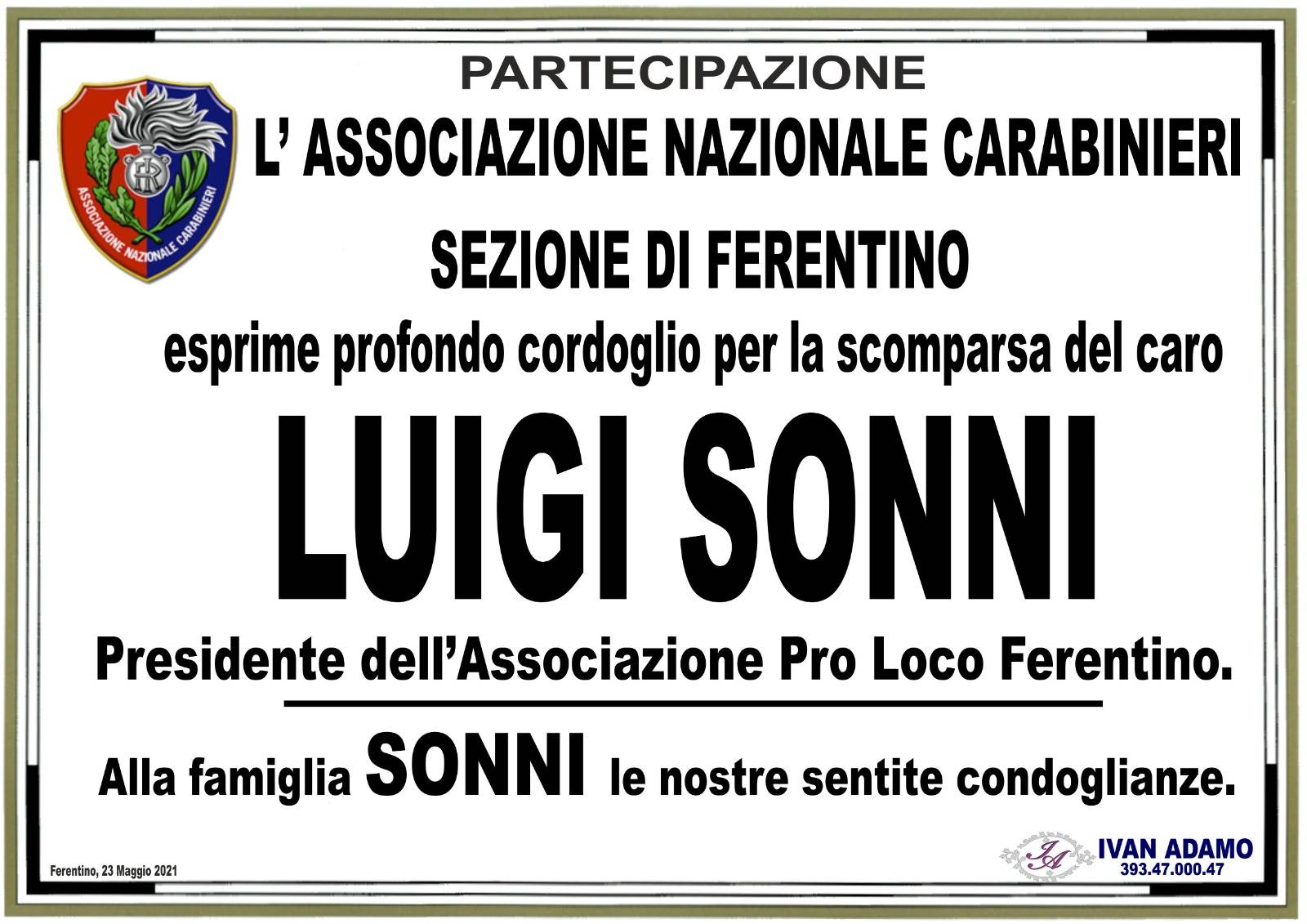 Associazione Nazionale Carabinieri - Sezione Ferentino