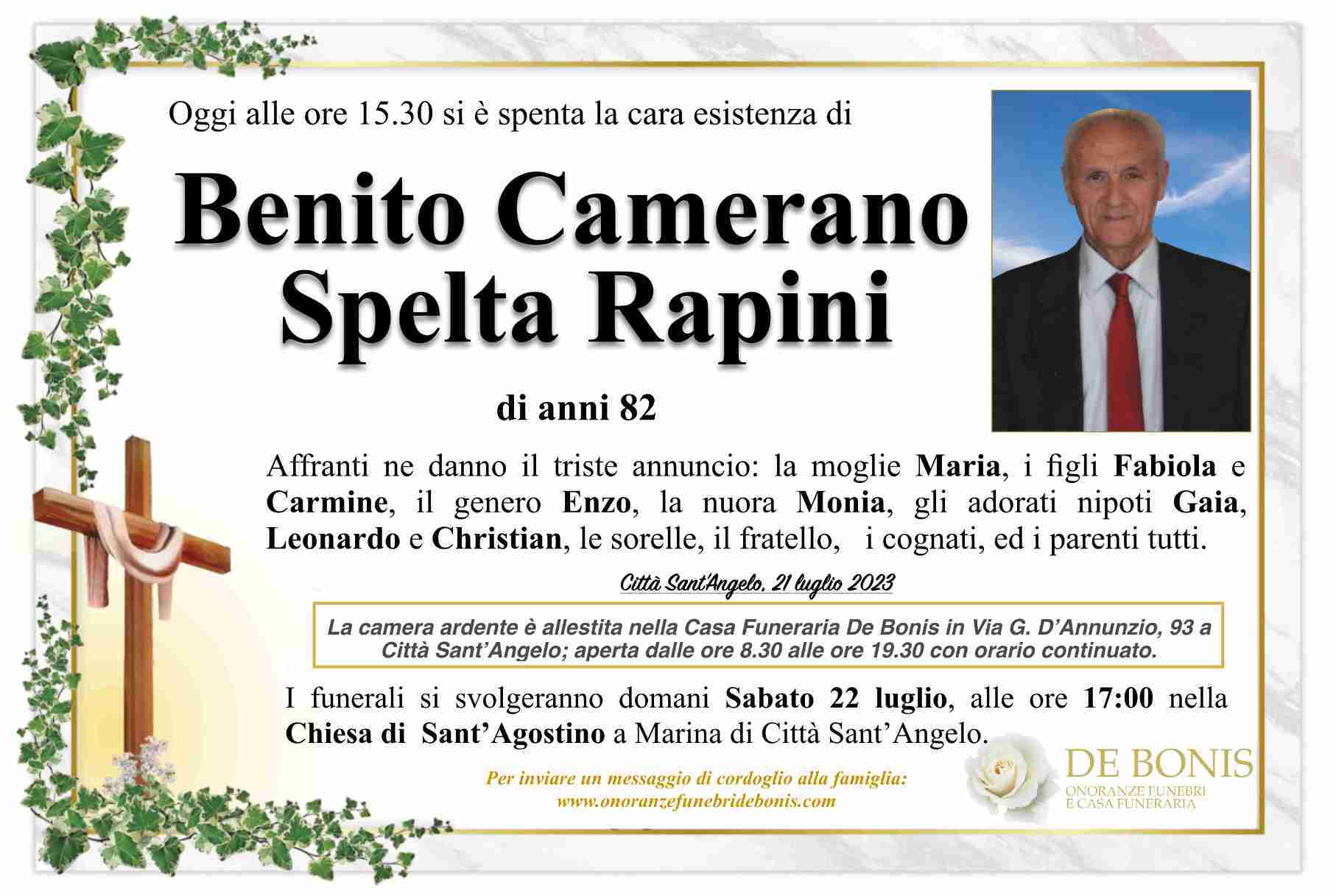 Benito Camerano Spelta Rapini