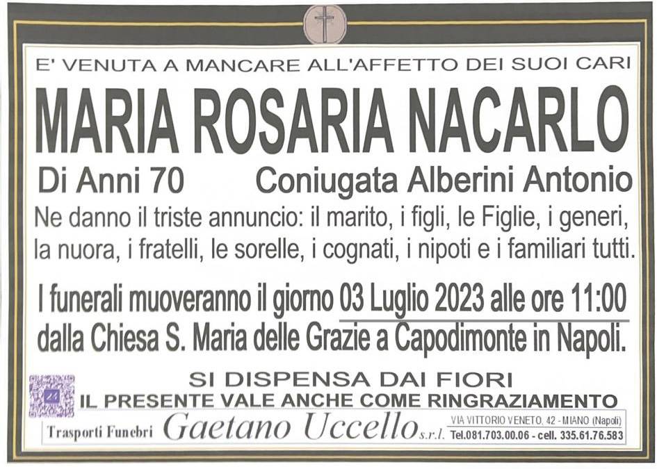Maria Rosaria Nacarlo