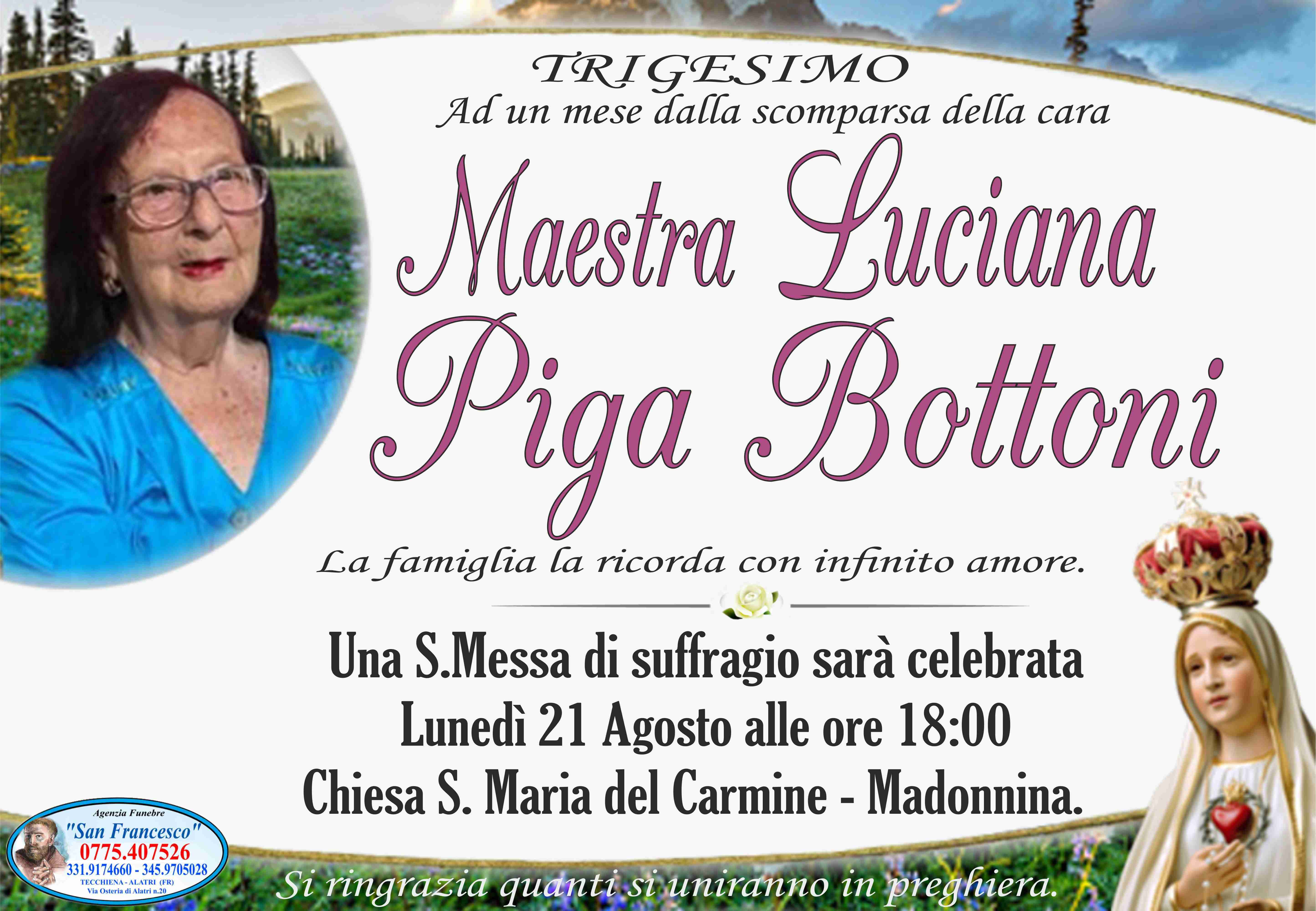 Luciana Piga Bottoni  '' Maestra''