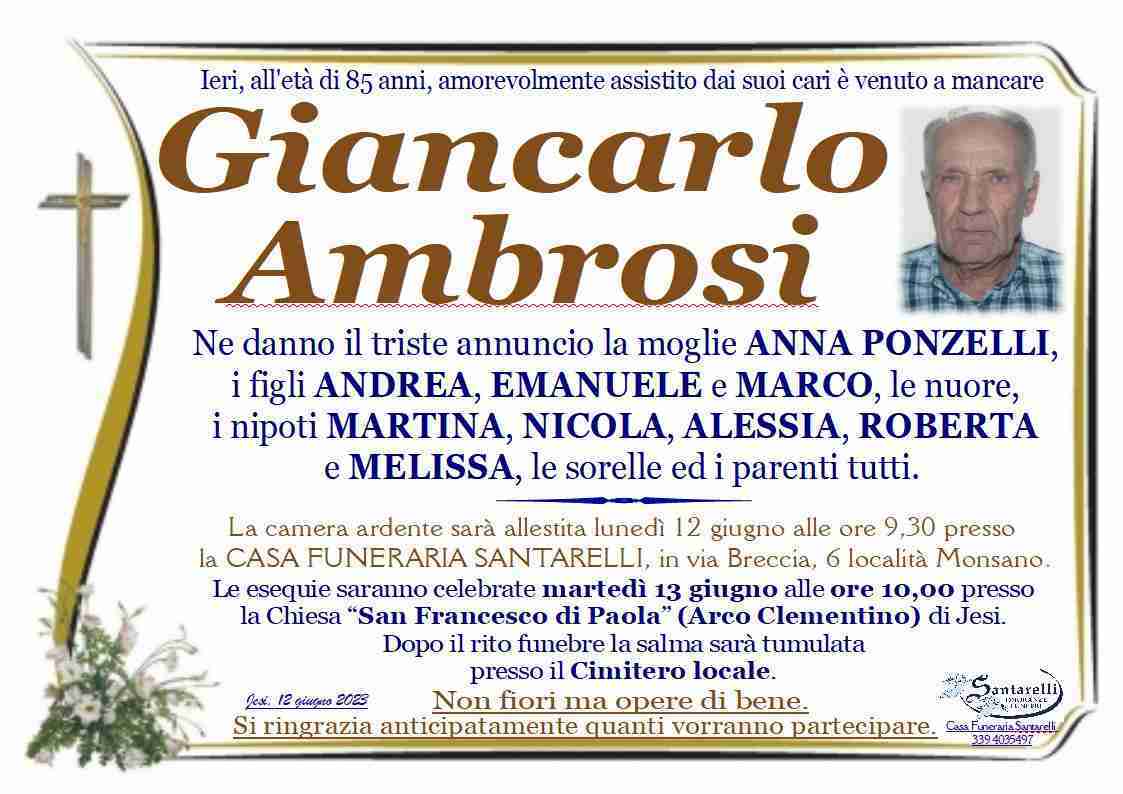 Giancarlo Ambrosi