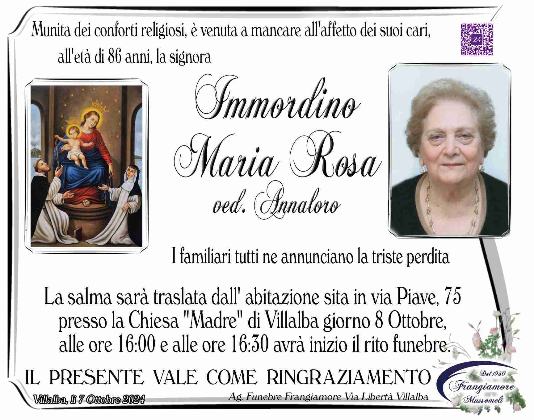 Maria Rosa Immordino