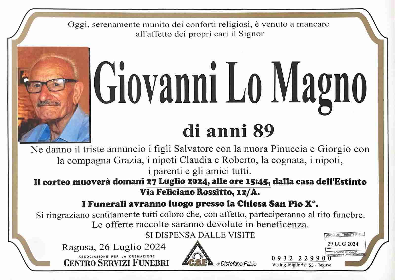 Lo Magno Giovanni