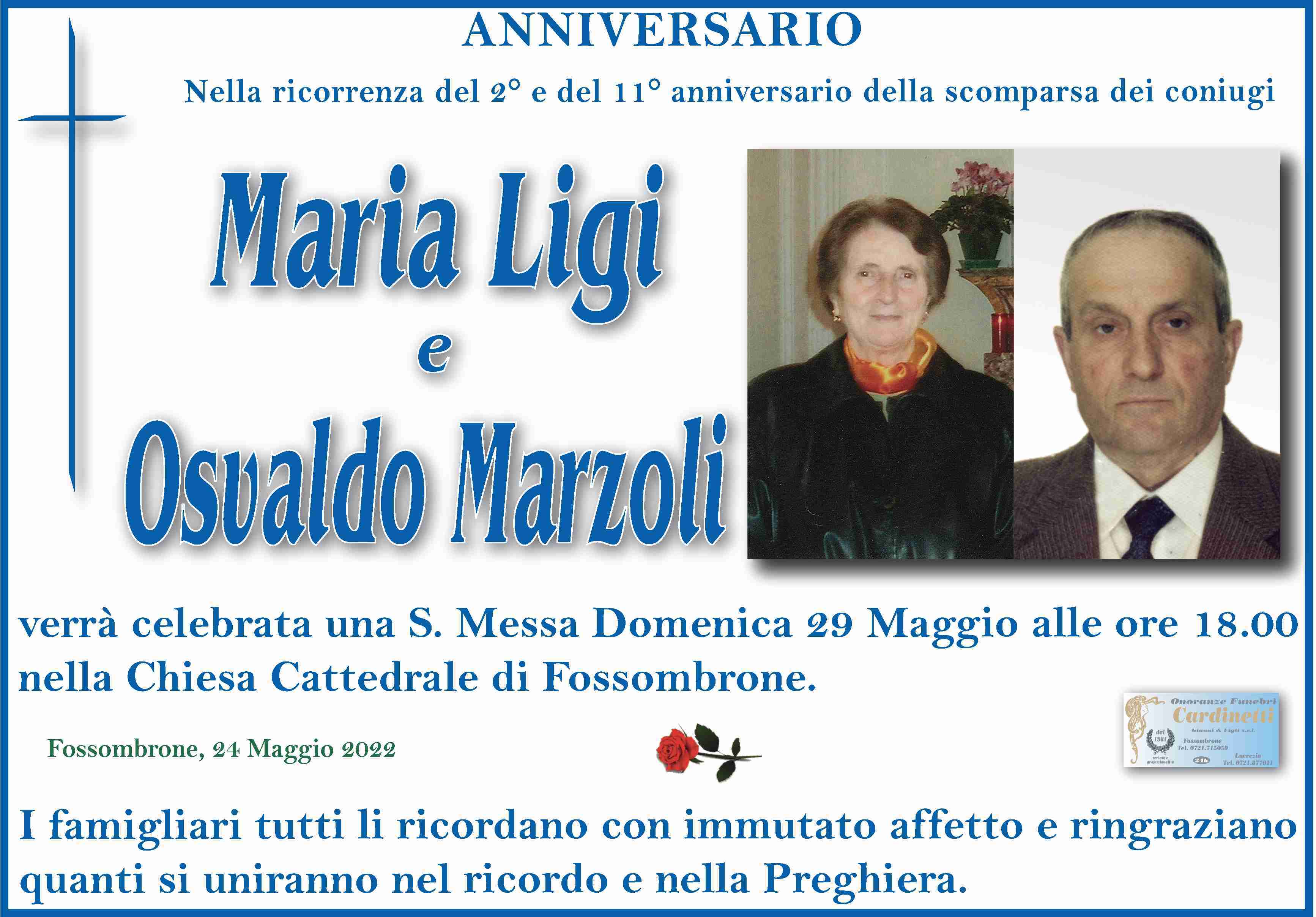 Maria Ligi e Osvaldo Marzoli