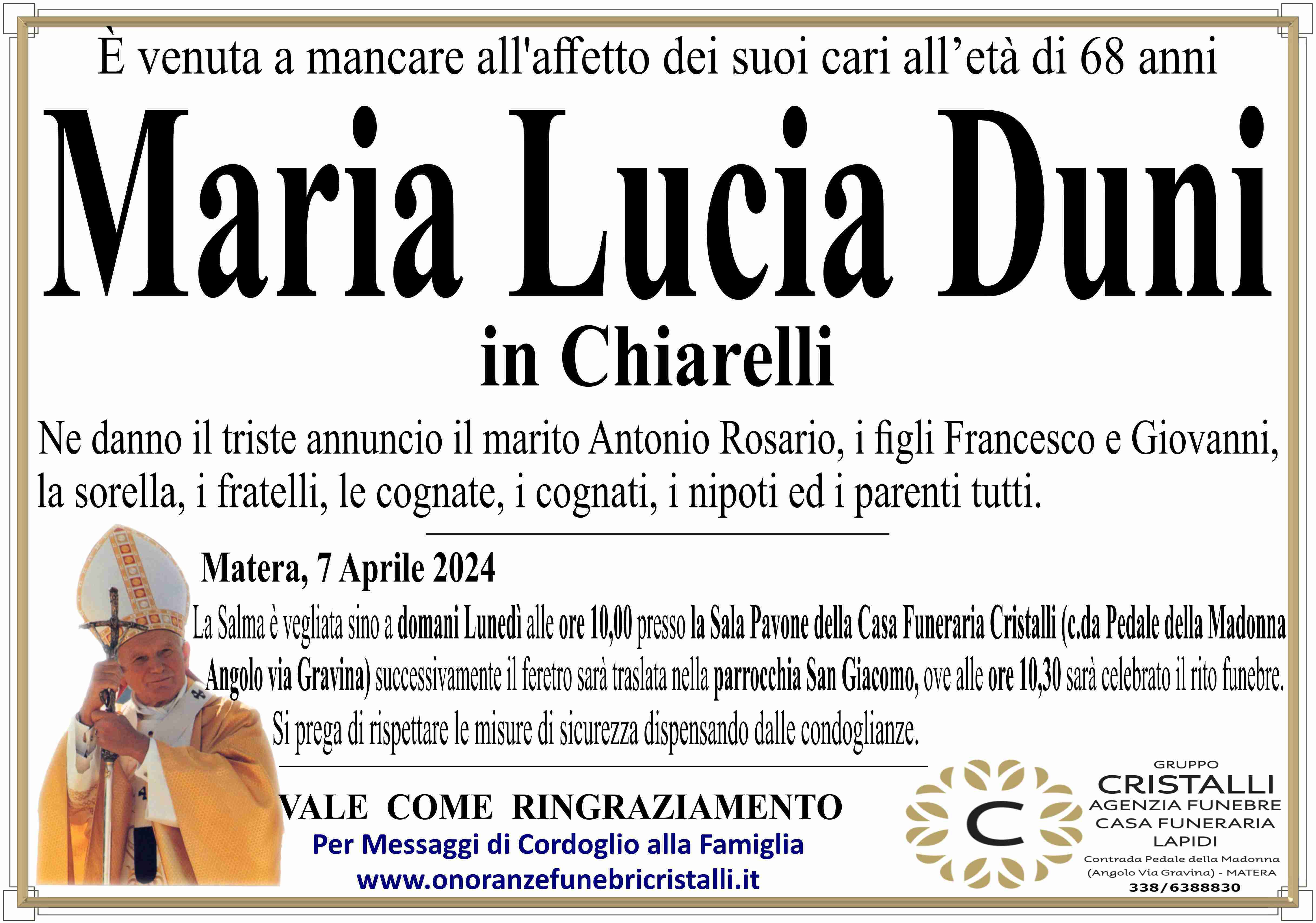 Maria Lucia Duni