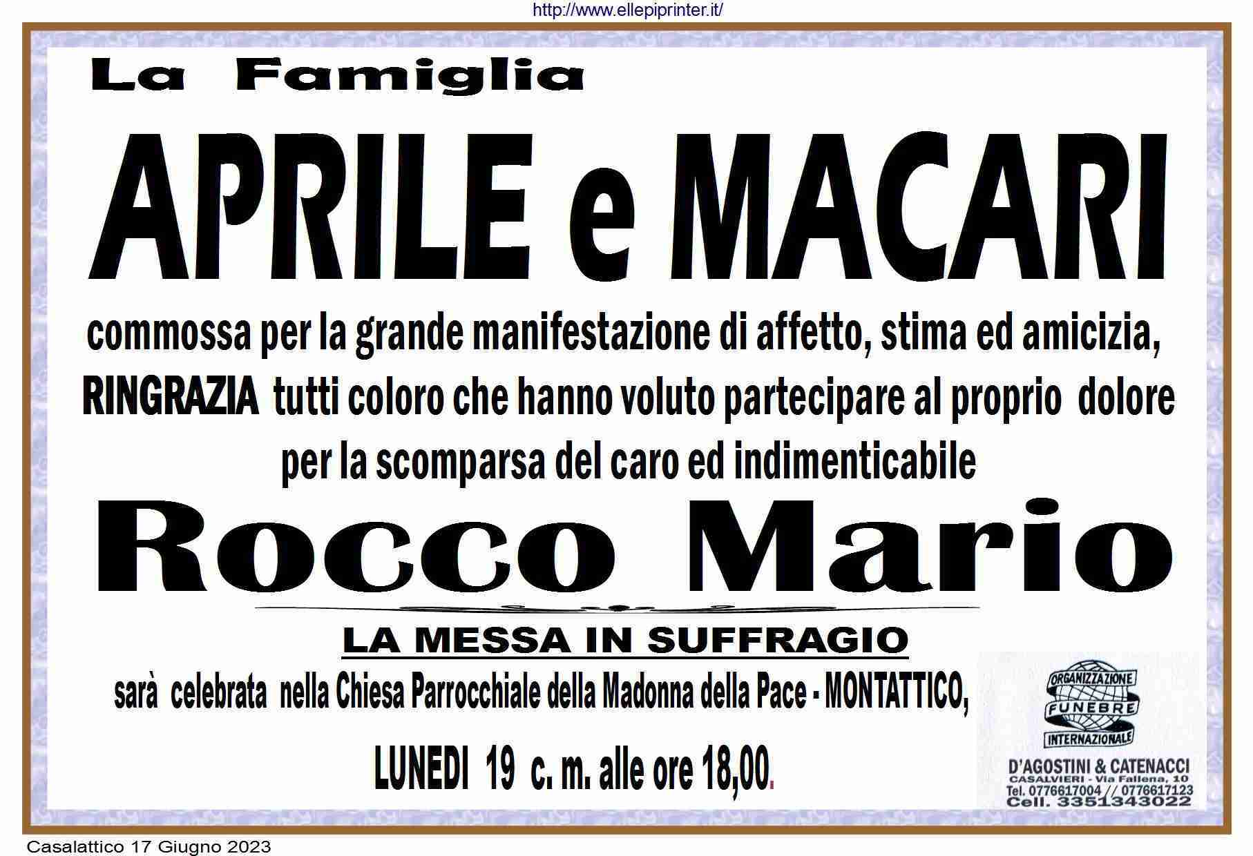 Rocco Mario Macari