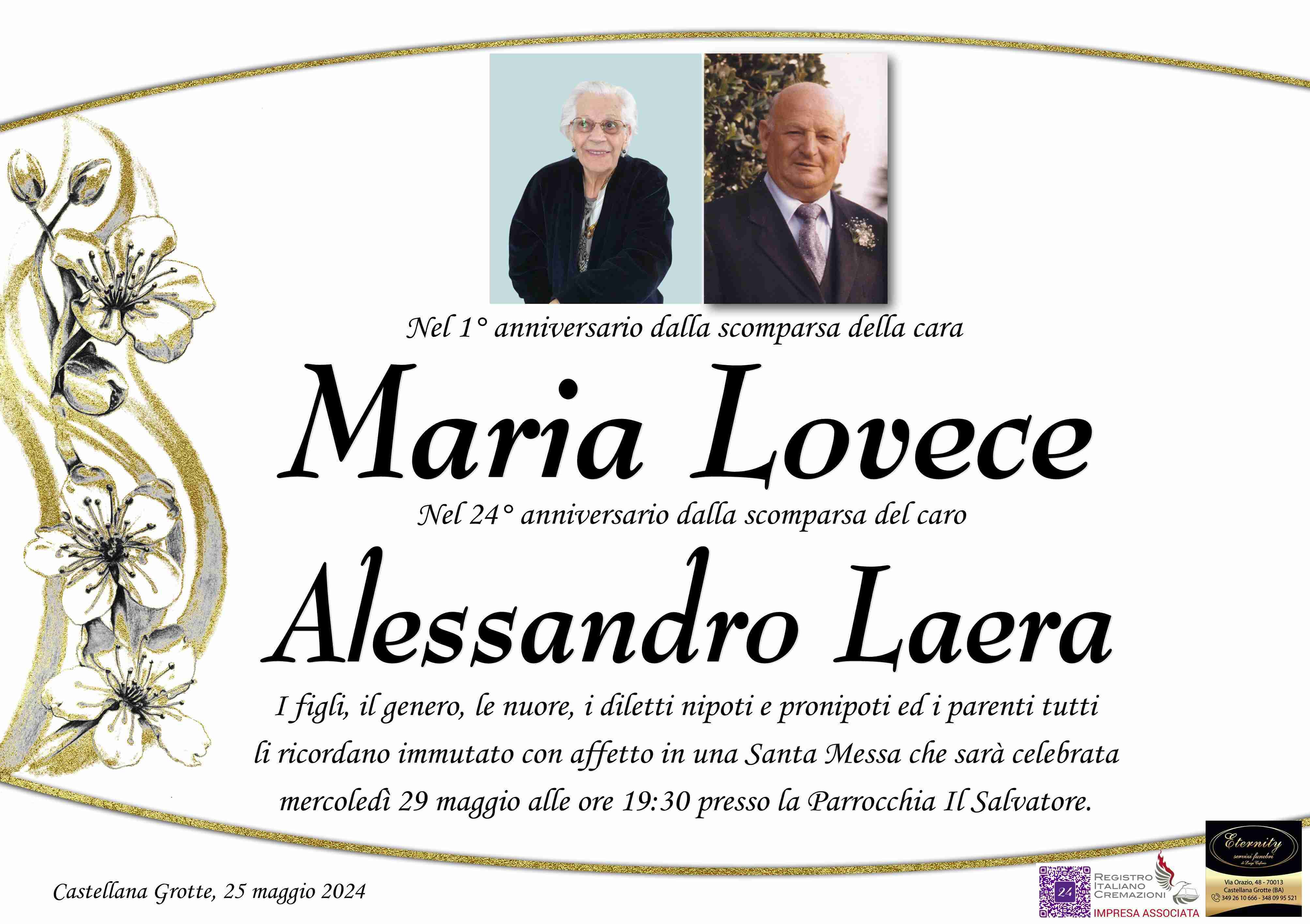 Maria Lovece - Alessandro Laera