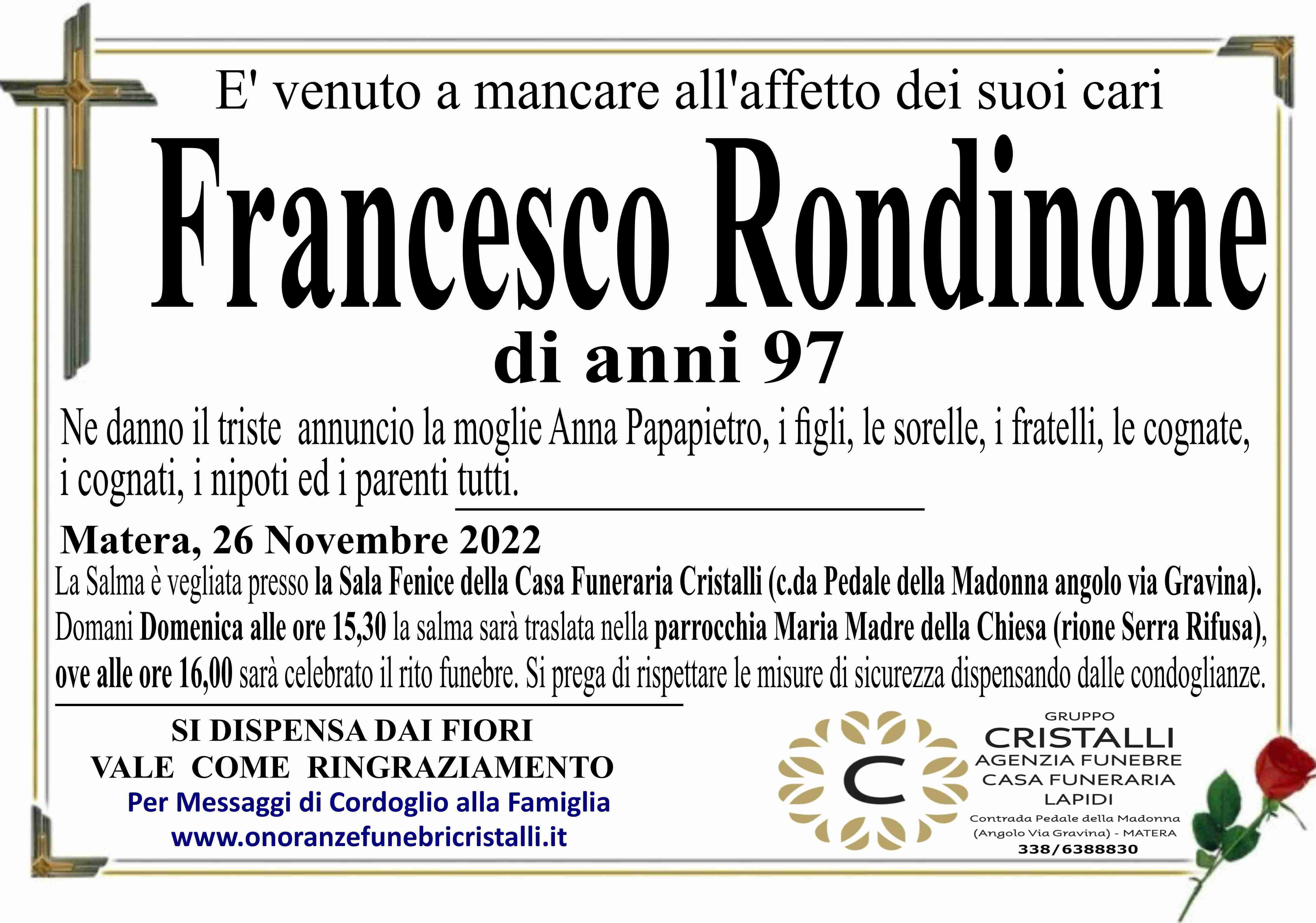 Francesco Rondinone