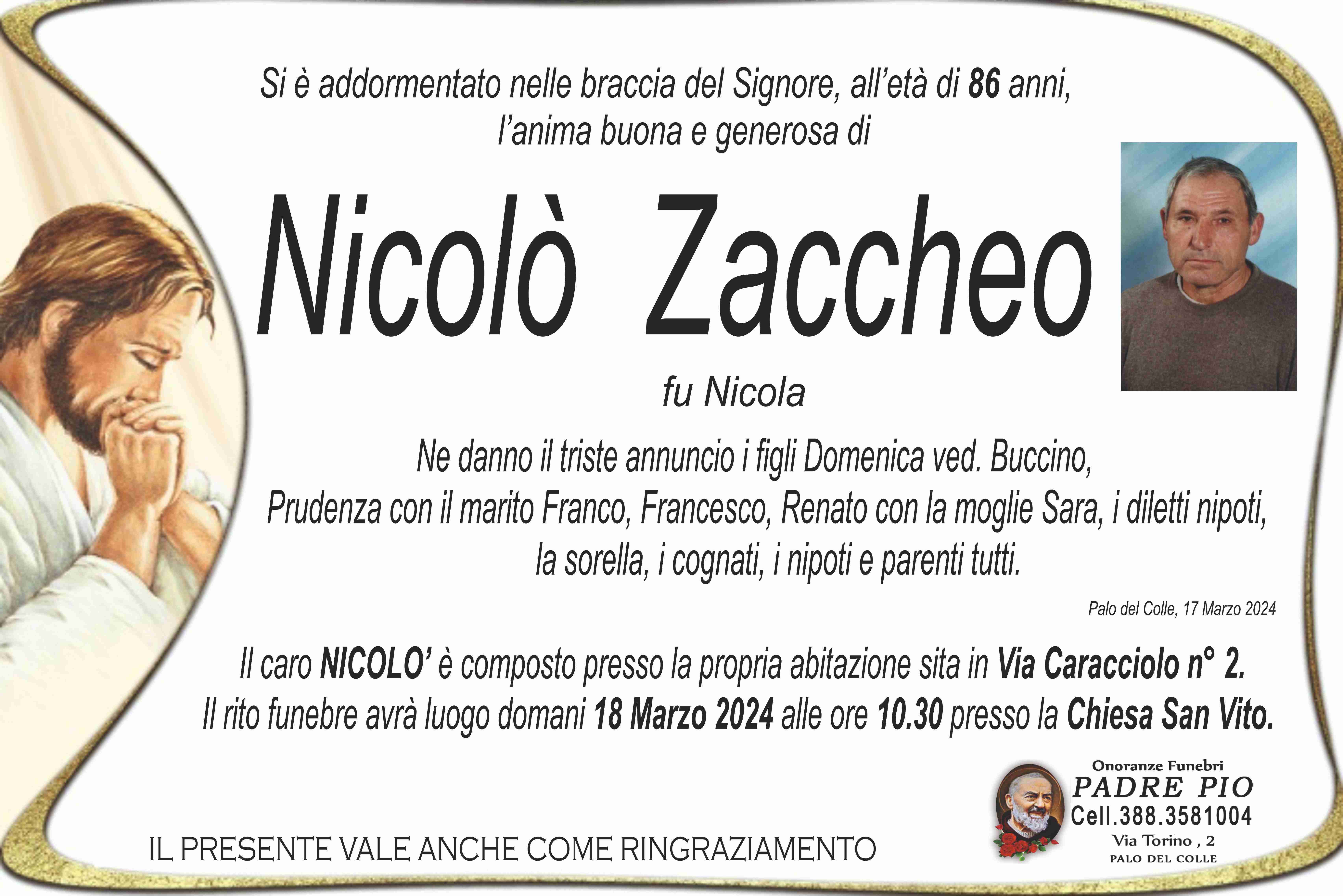 Nicolò Zaccheo