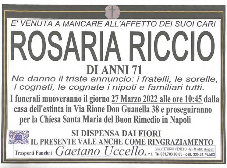 Rosaria Riccio