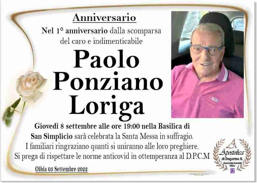 Paolo Ponziano Loriga