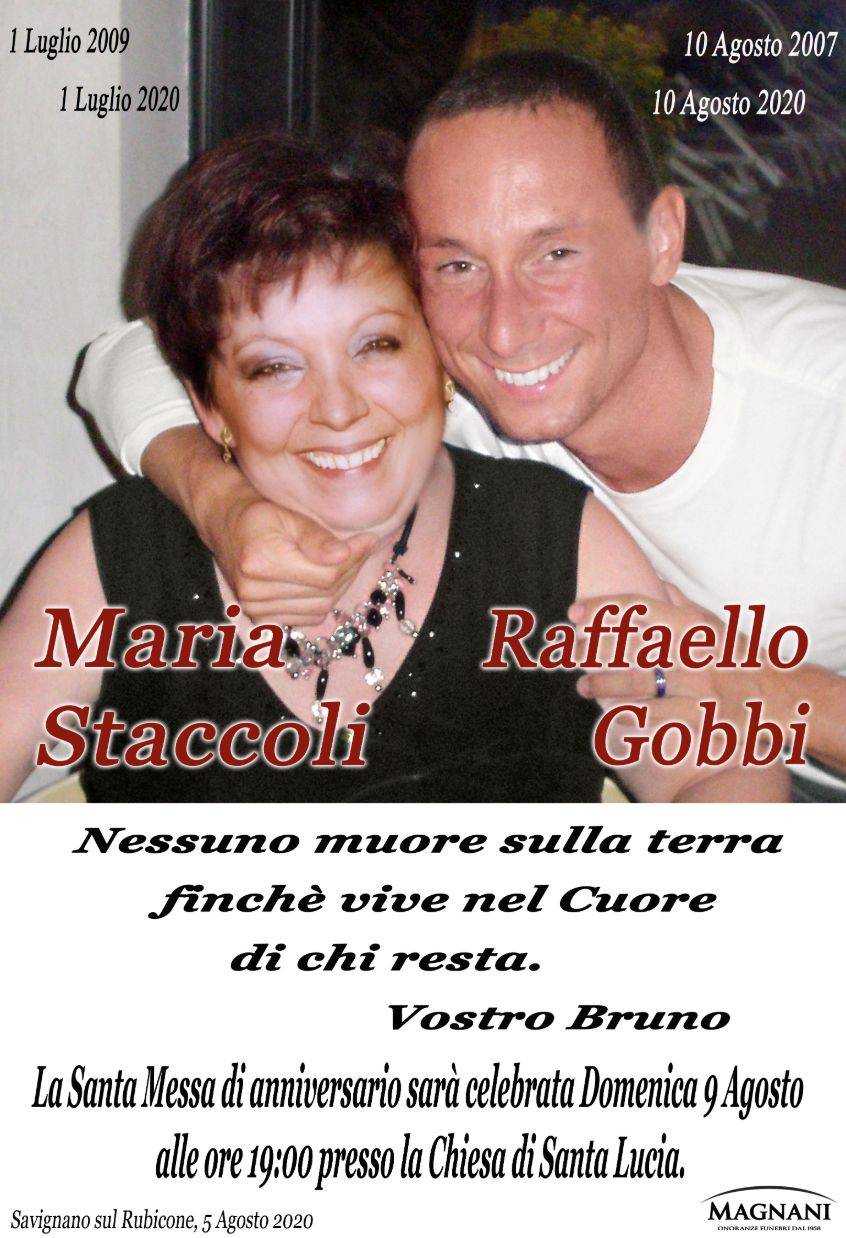 Maria Staccoli e Raffaello Gobbi