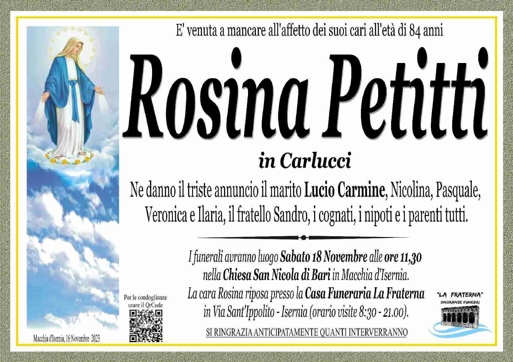 Rosina Petitti
