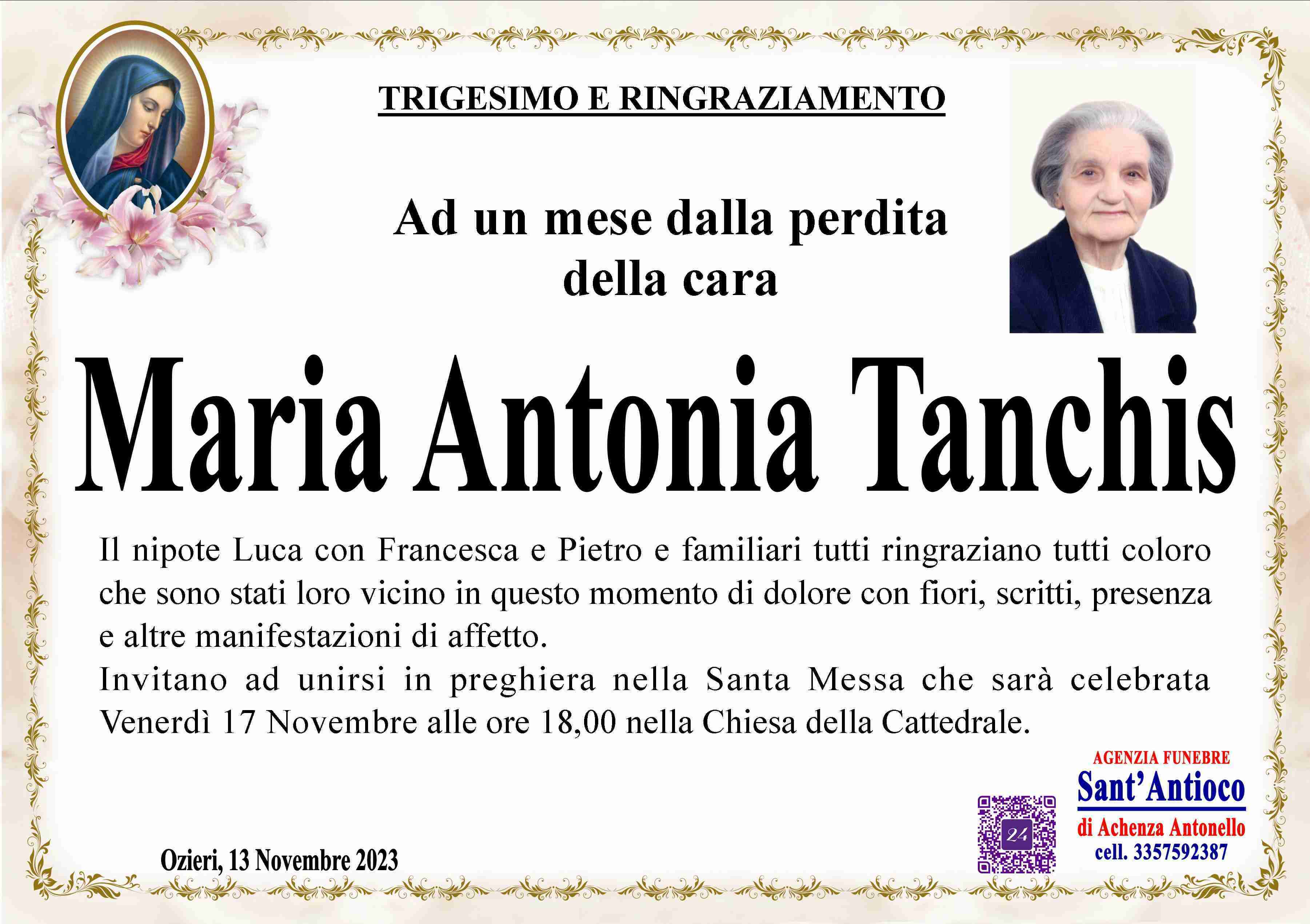 Maria Antonia Tanchis