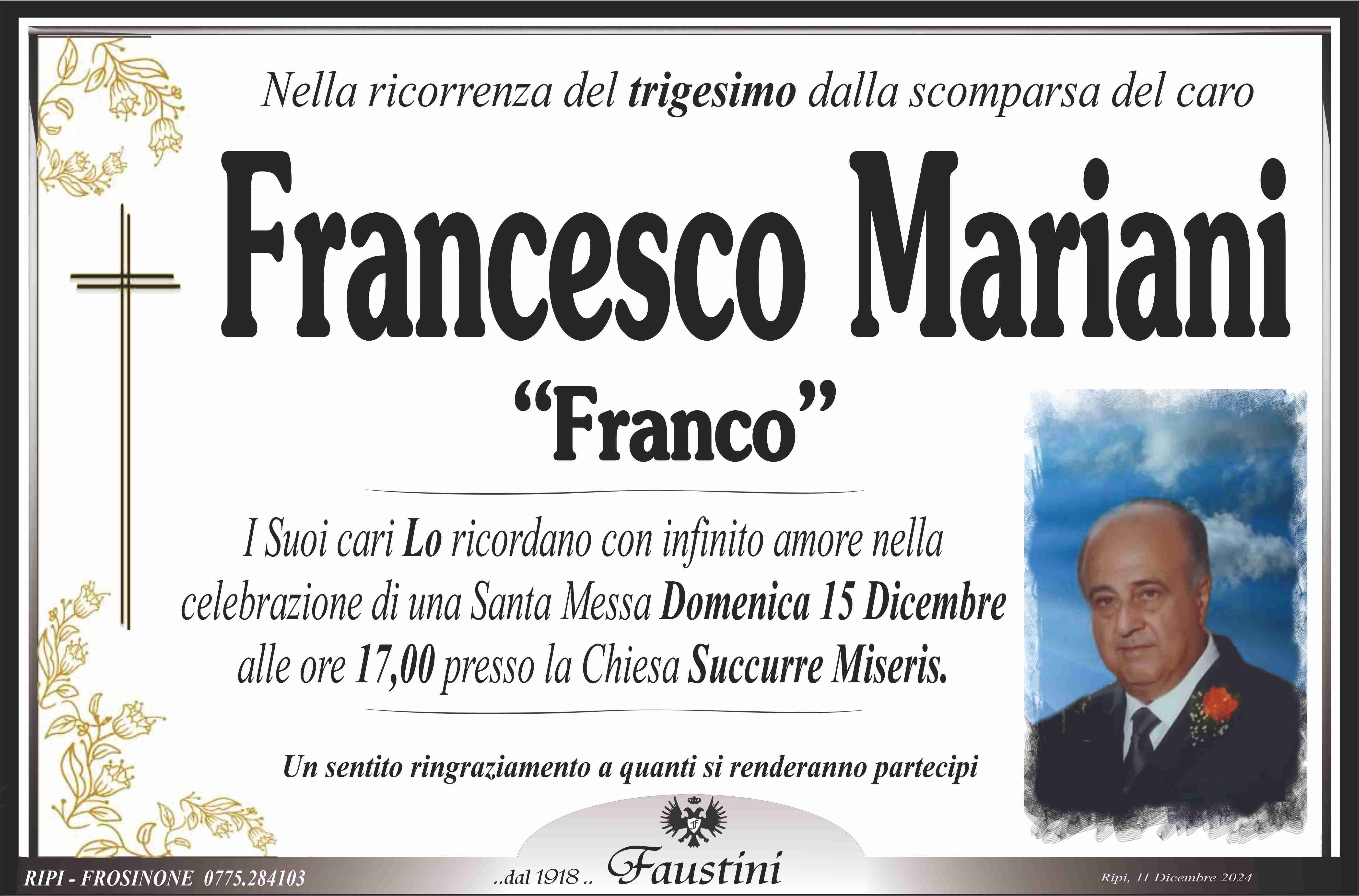 Francesco Mariani "Franco"