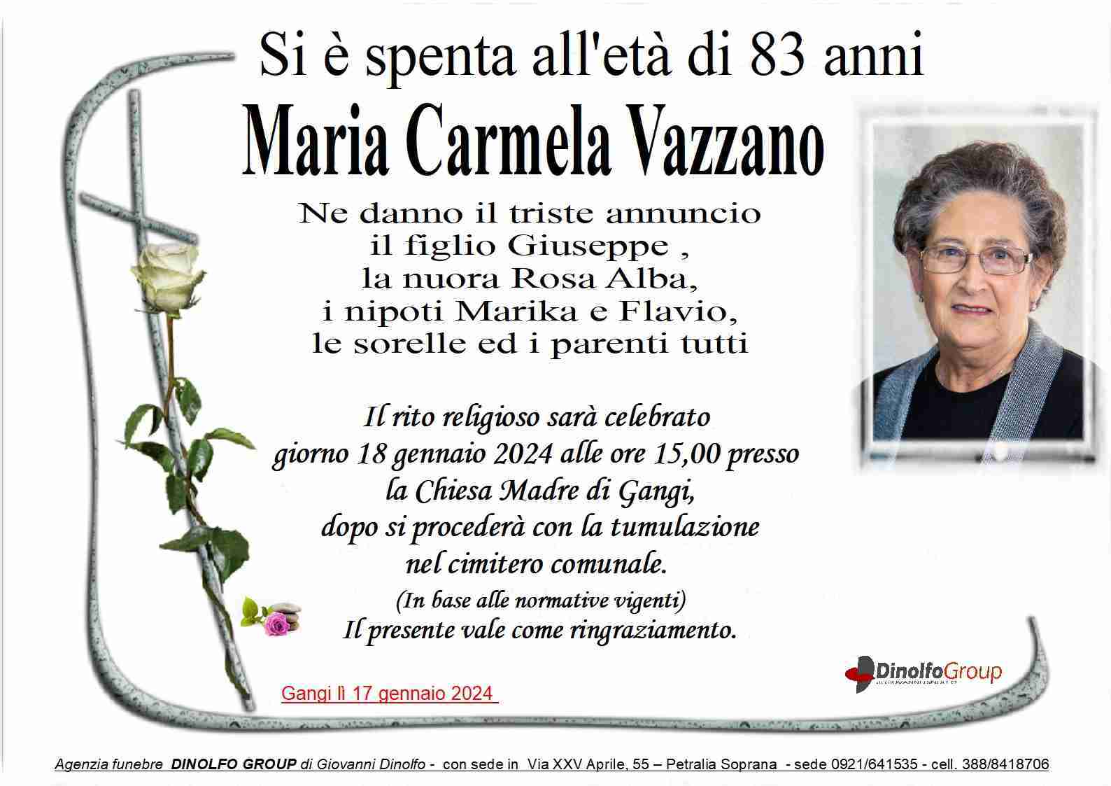 Maria Carmela Vazzano