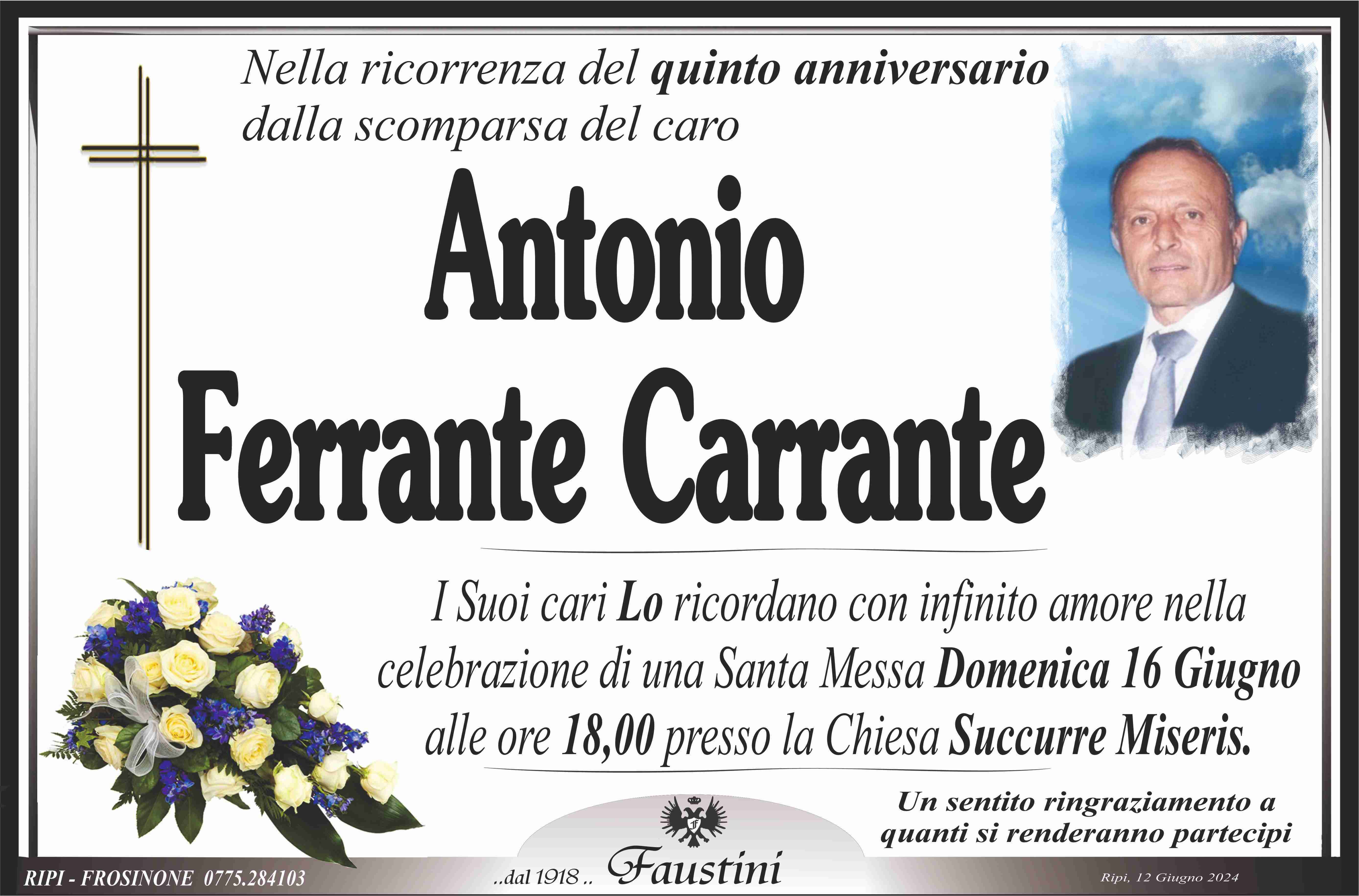 Antonio Ferrante Carrante