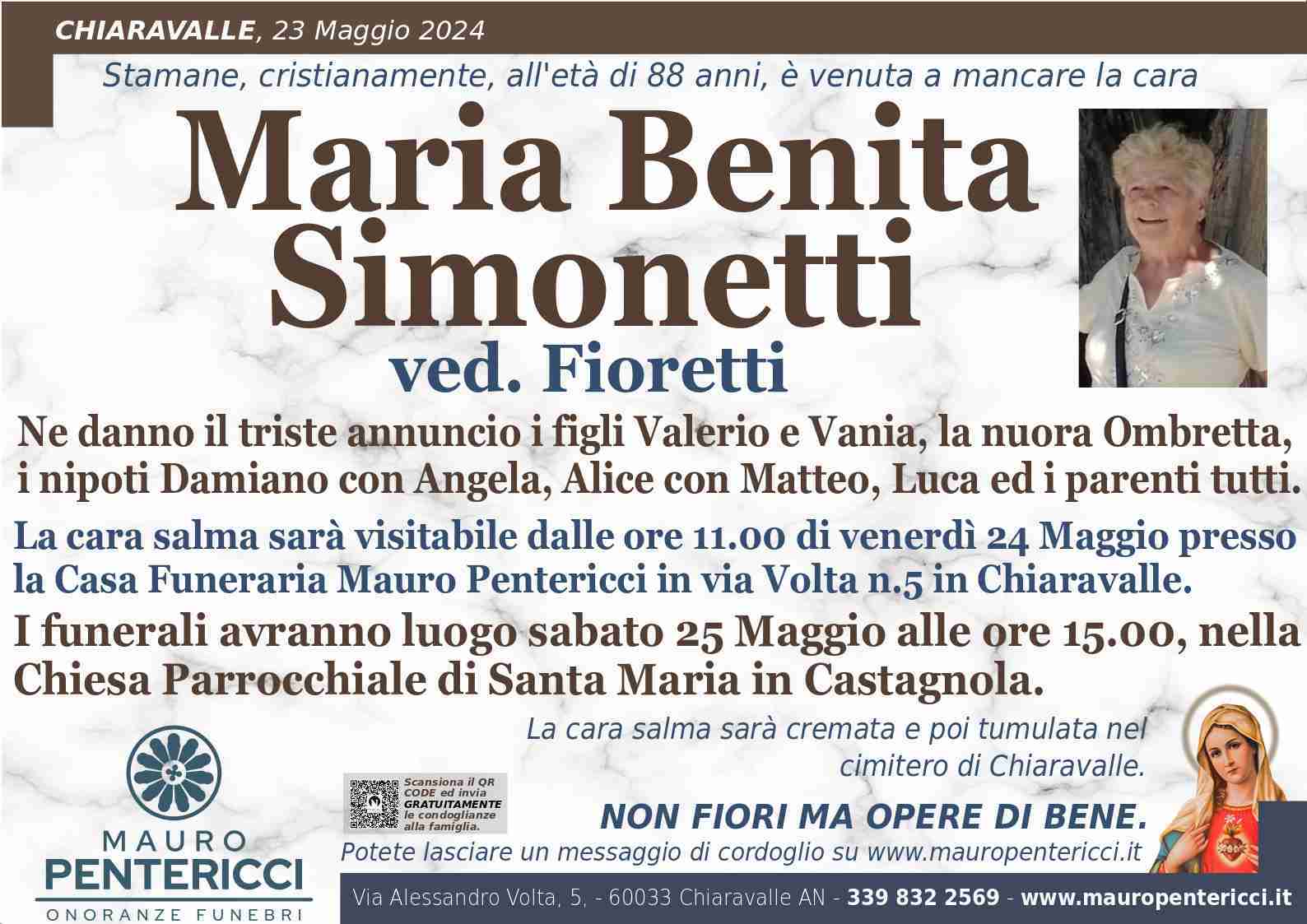 Maria Benita Simonetti