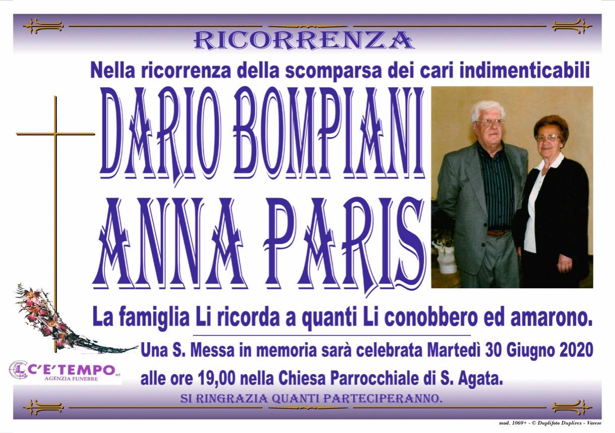 Dario Bompiani e Anna Paris