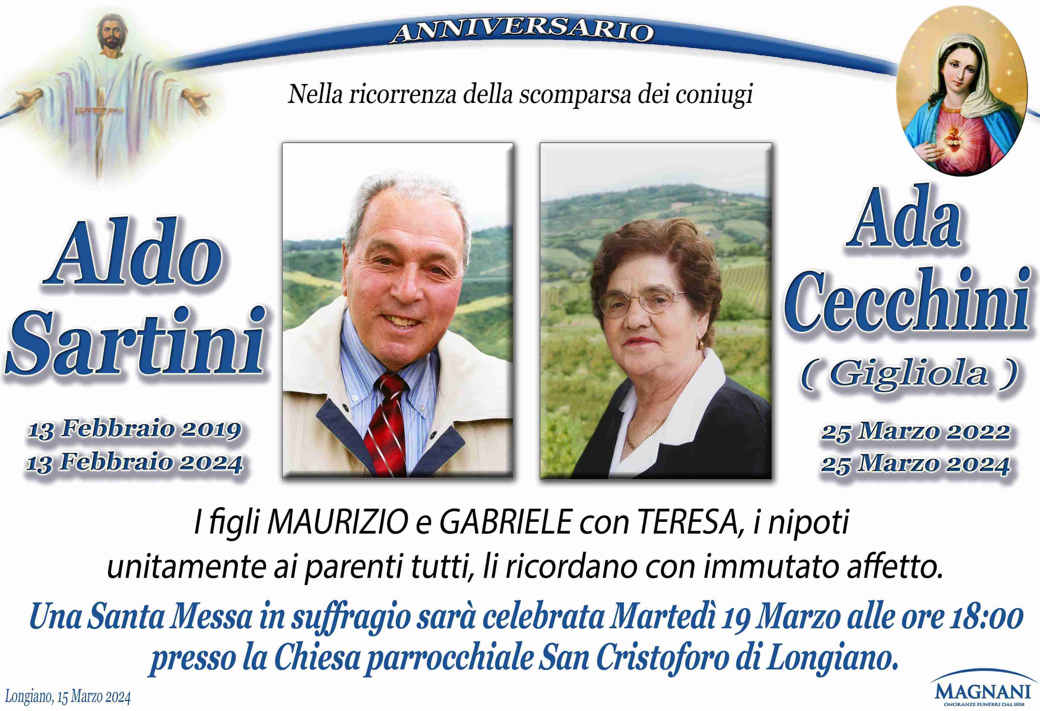 Aldo Sartini e Ada Cecchini