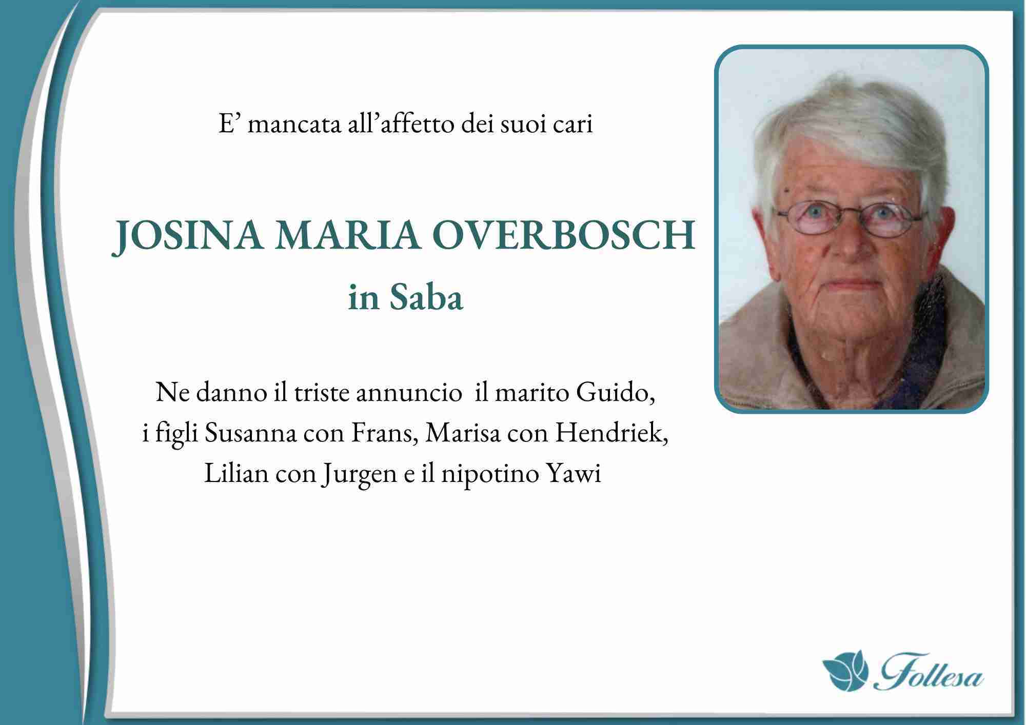 Josina Maria Overbosch