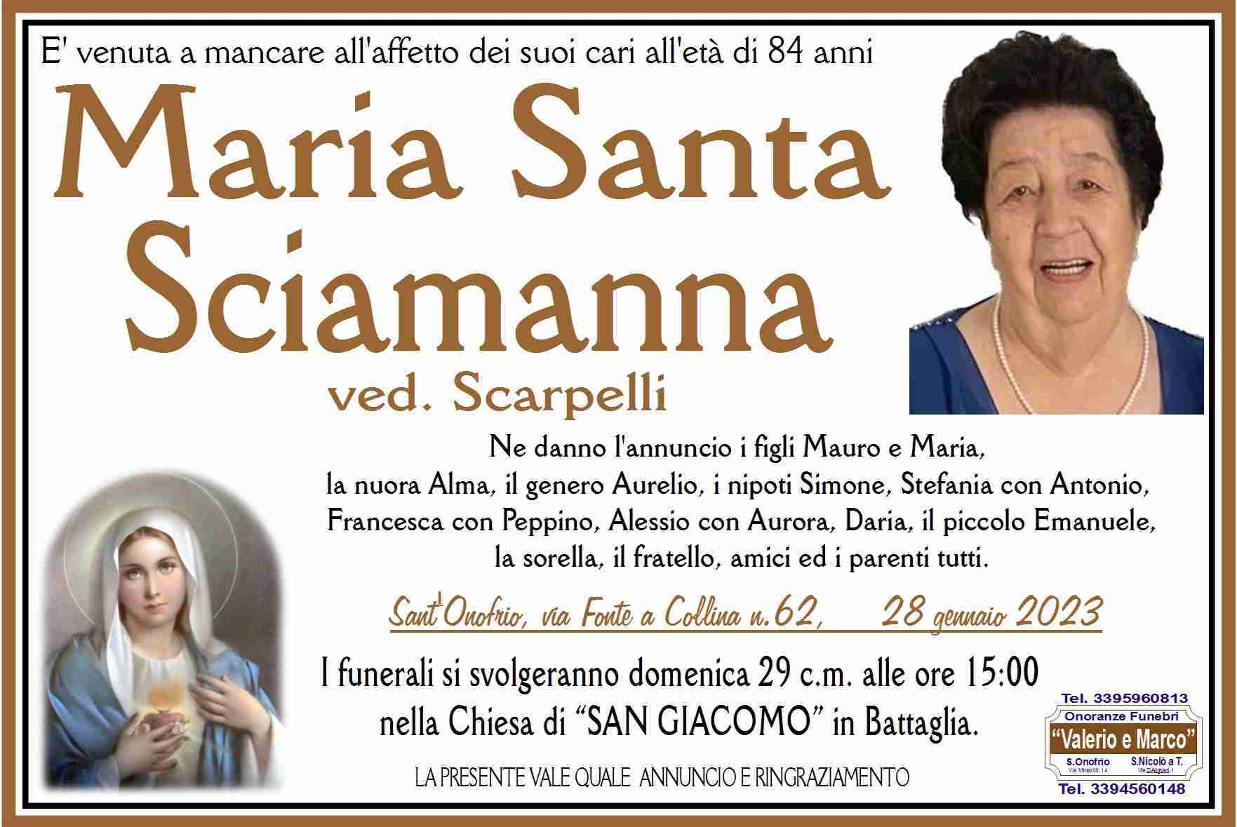 Maria Santa Sciamanna