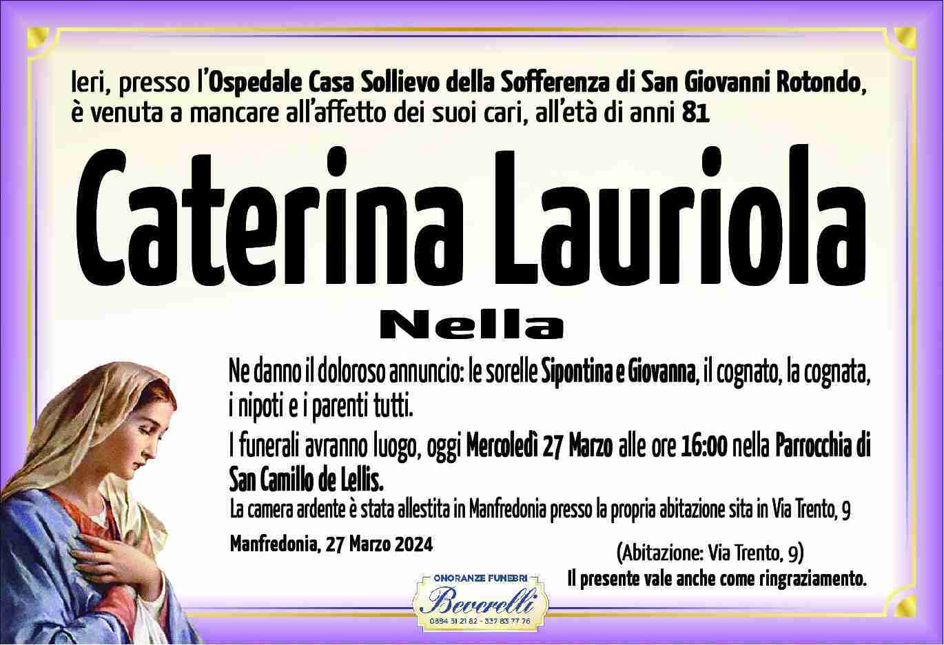 Caterina Lauriola